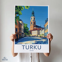 Turku Poster - Finland Wall Art
