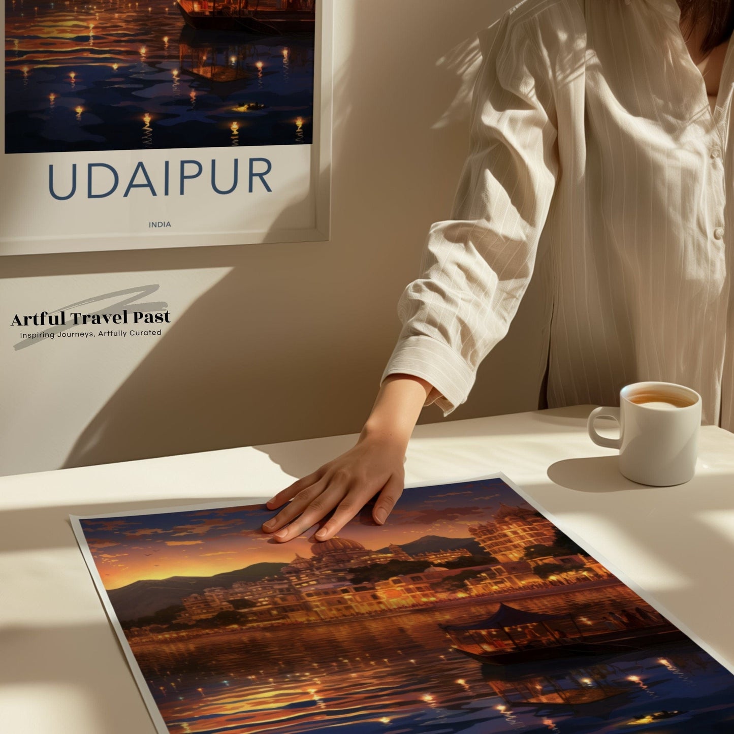 Udaipur Poster | Rajasthan Wall Art | India Decor