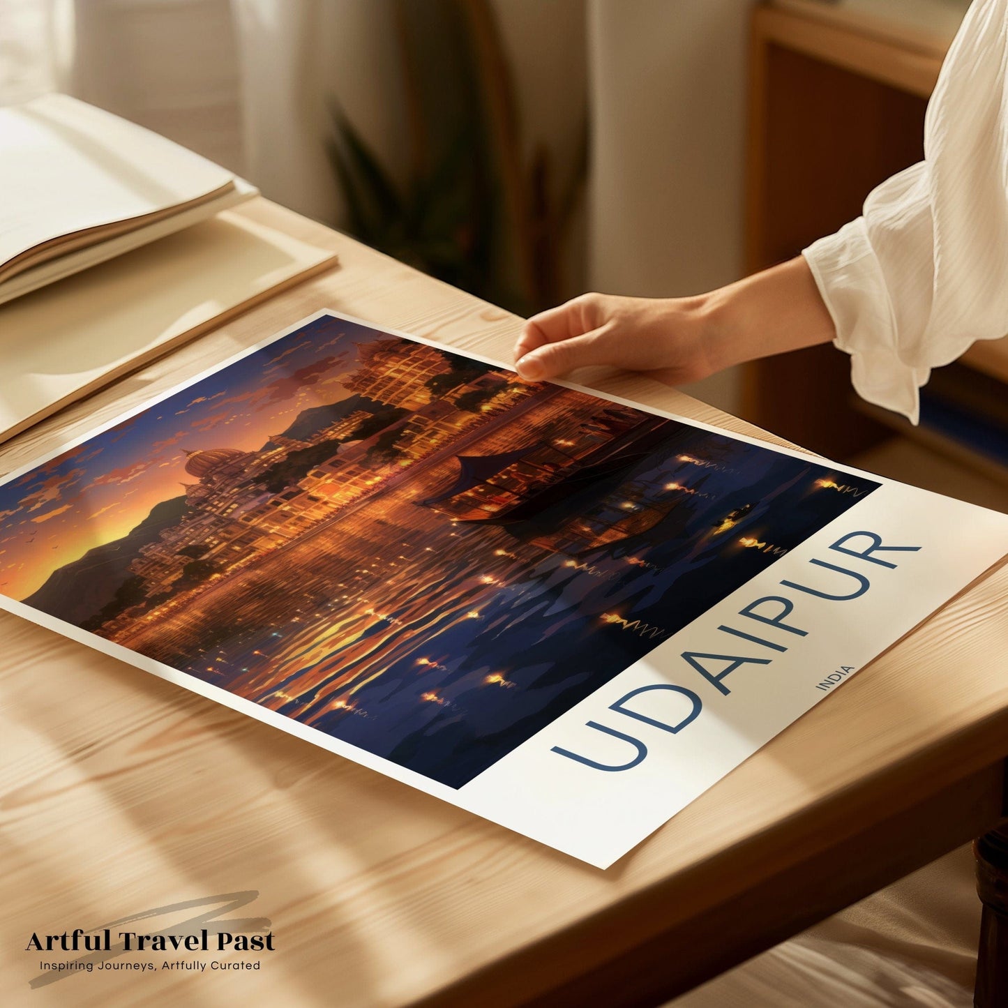 Udaipur Poster | Rajasthan Wall Art | India Decor