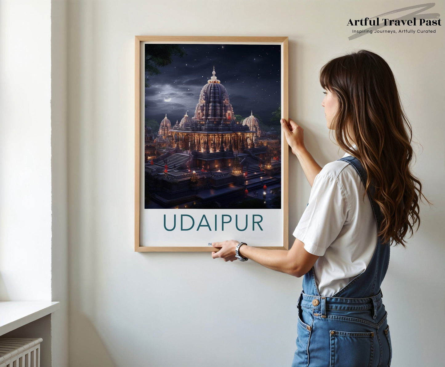 Udaipur Poster | Rajasthan Wall Art | India Decor