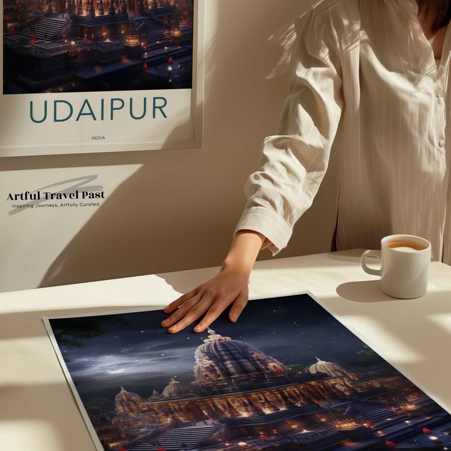 Udaipur Poster | Rajasthan Wall Art | India Decor