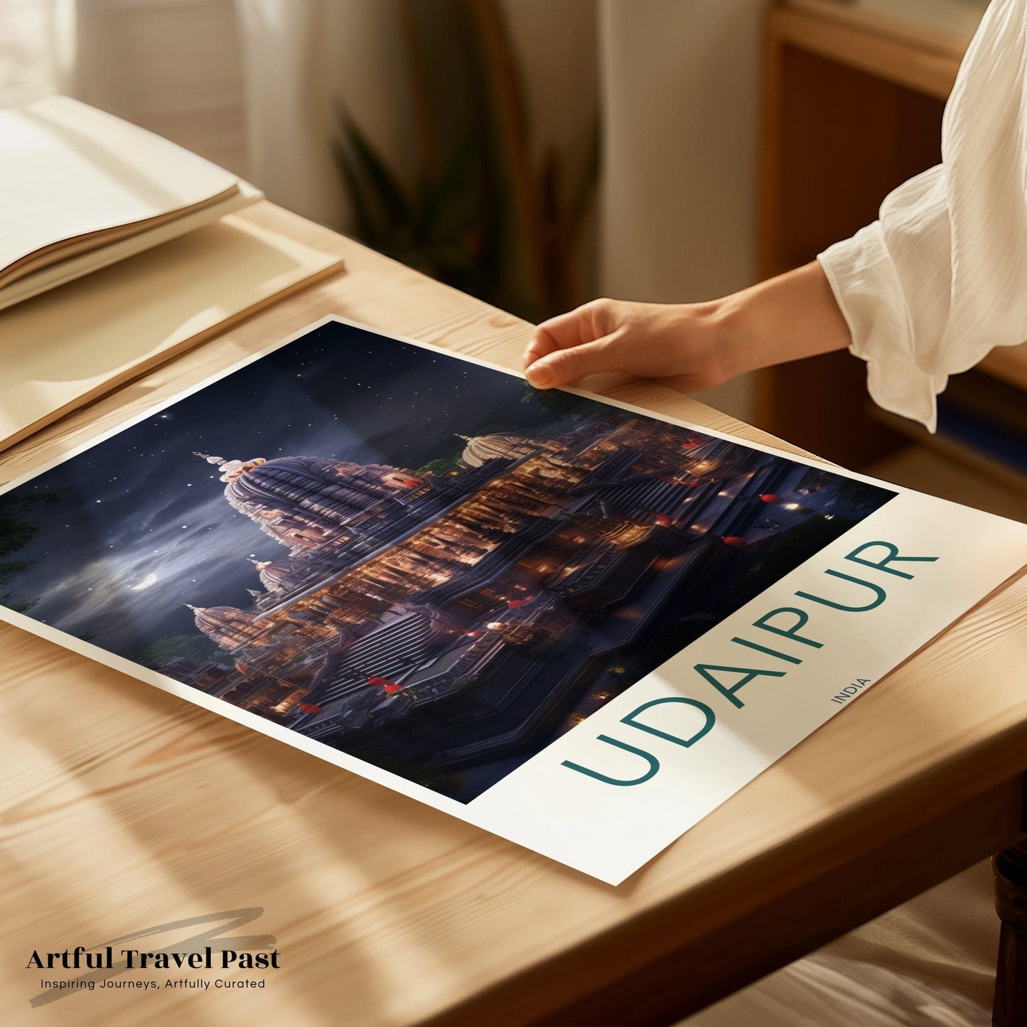 Udaipur Poster | Rajasthan Wall Art | India Decor