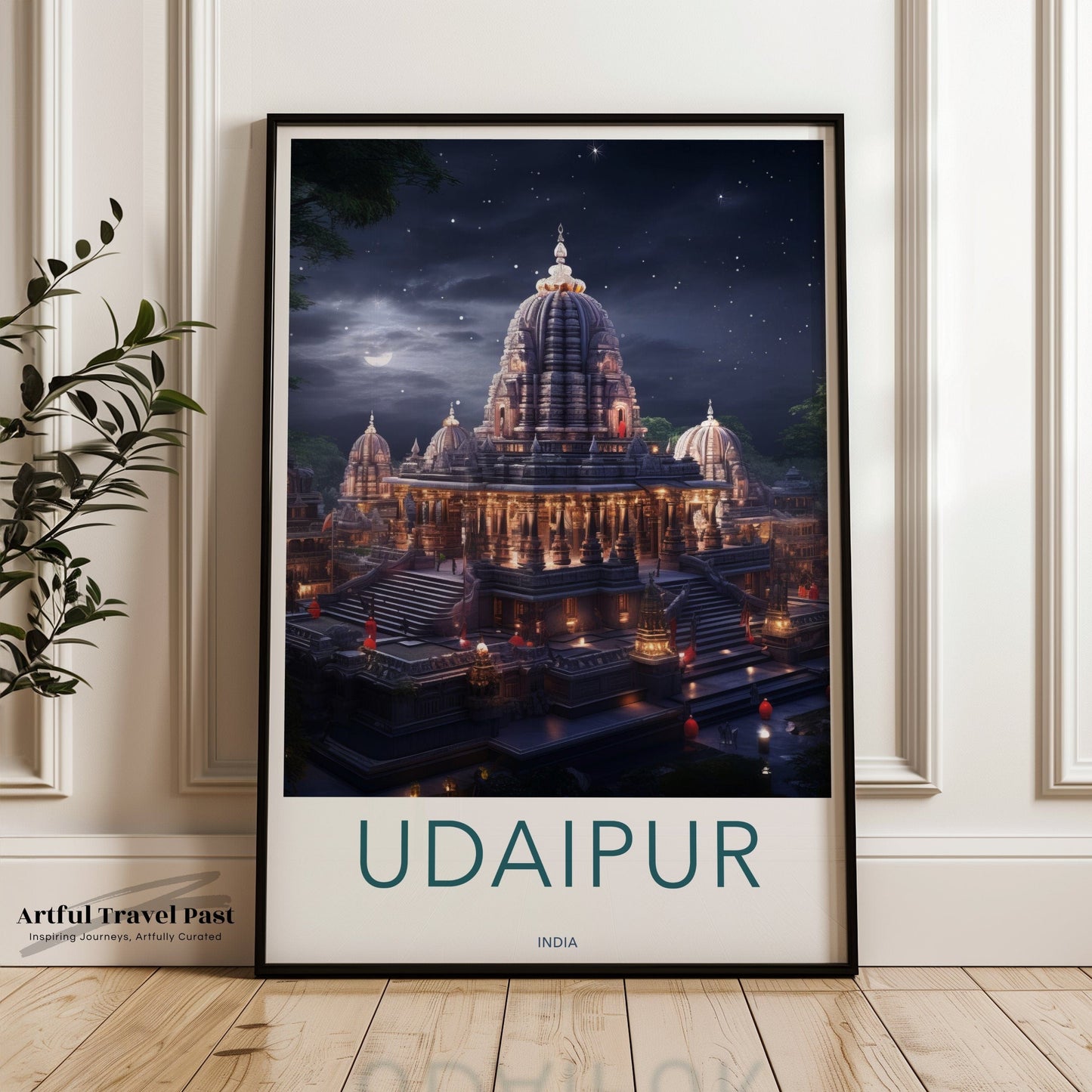 Udaipur Poster | Rajasthan Wall Art | India Decor