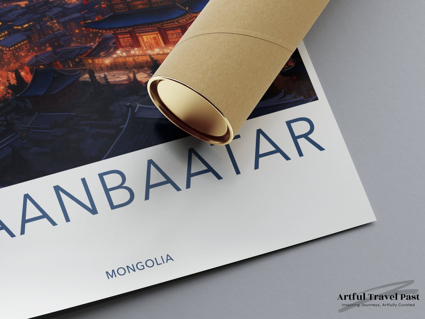 Ulaanbaatar Poster - Mongolia Wall Art