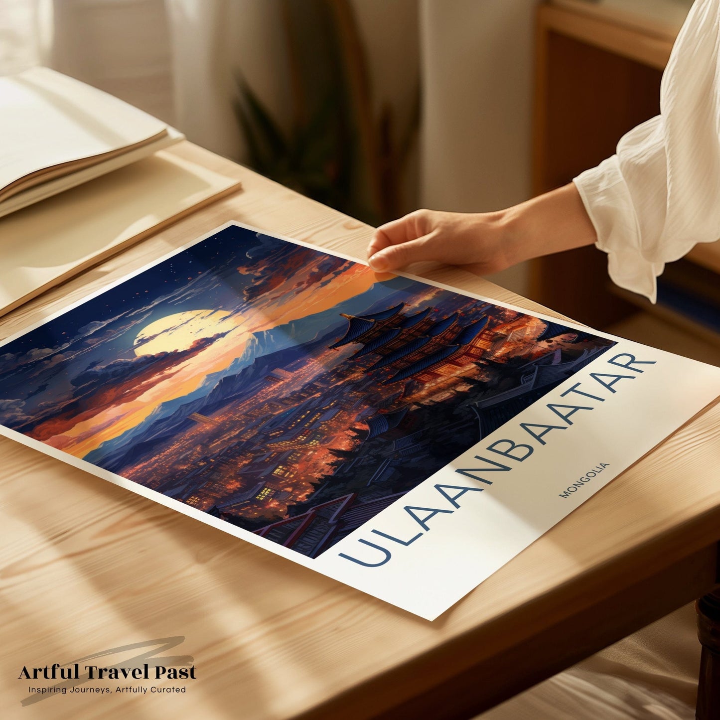 Ulaanbaatar Poster - Mongolia Wall Art