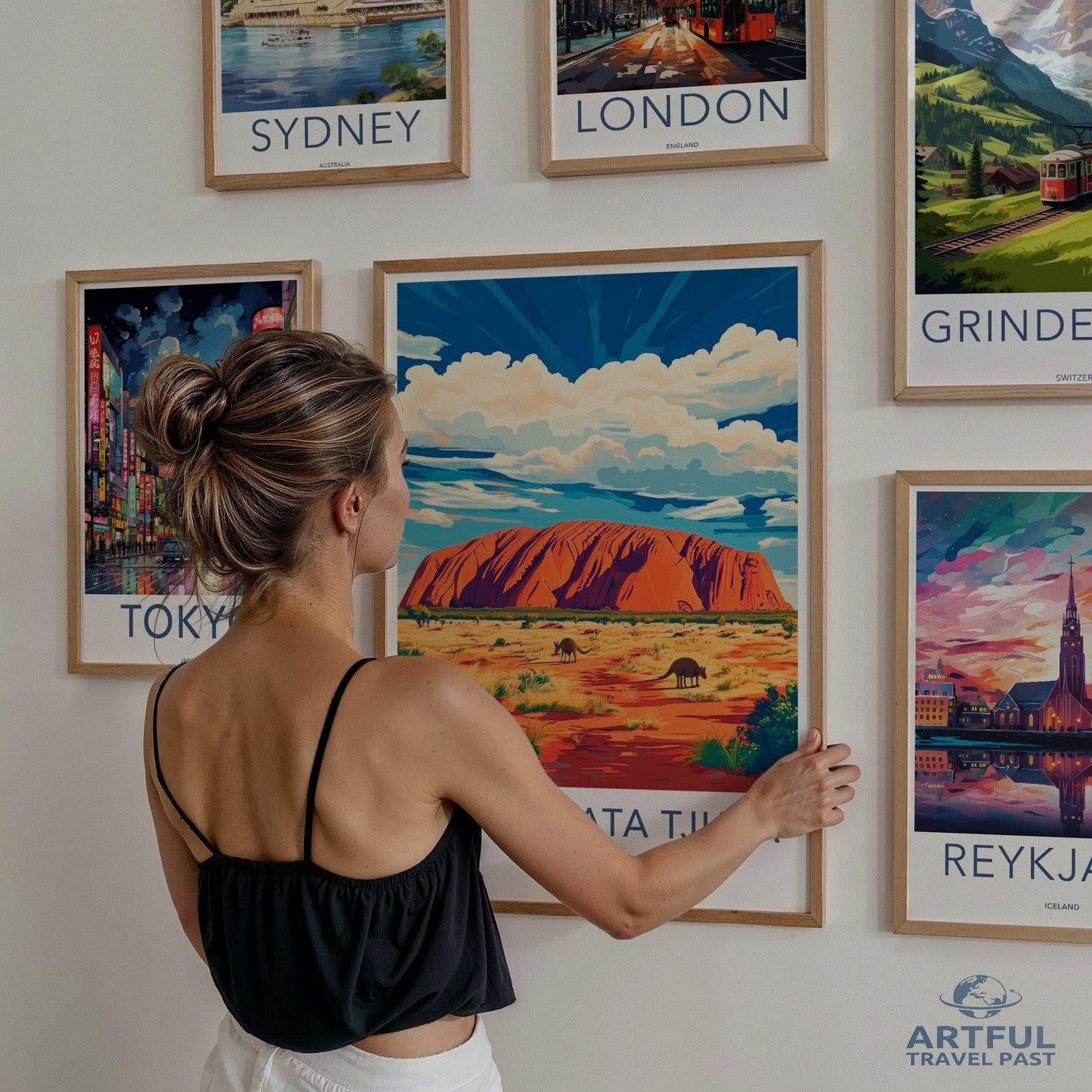 Uluru Kata Tjuta Poster - Australia Wall Art