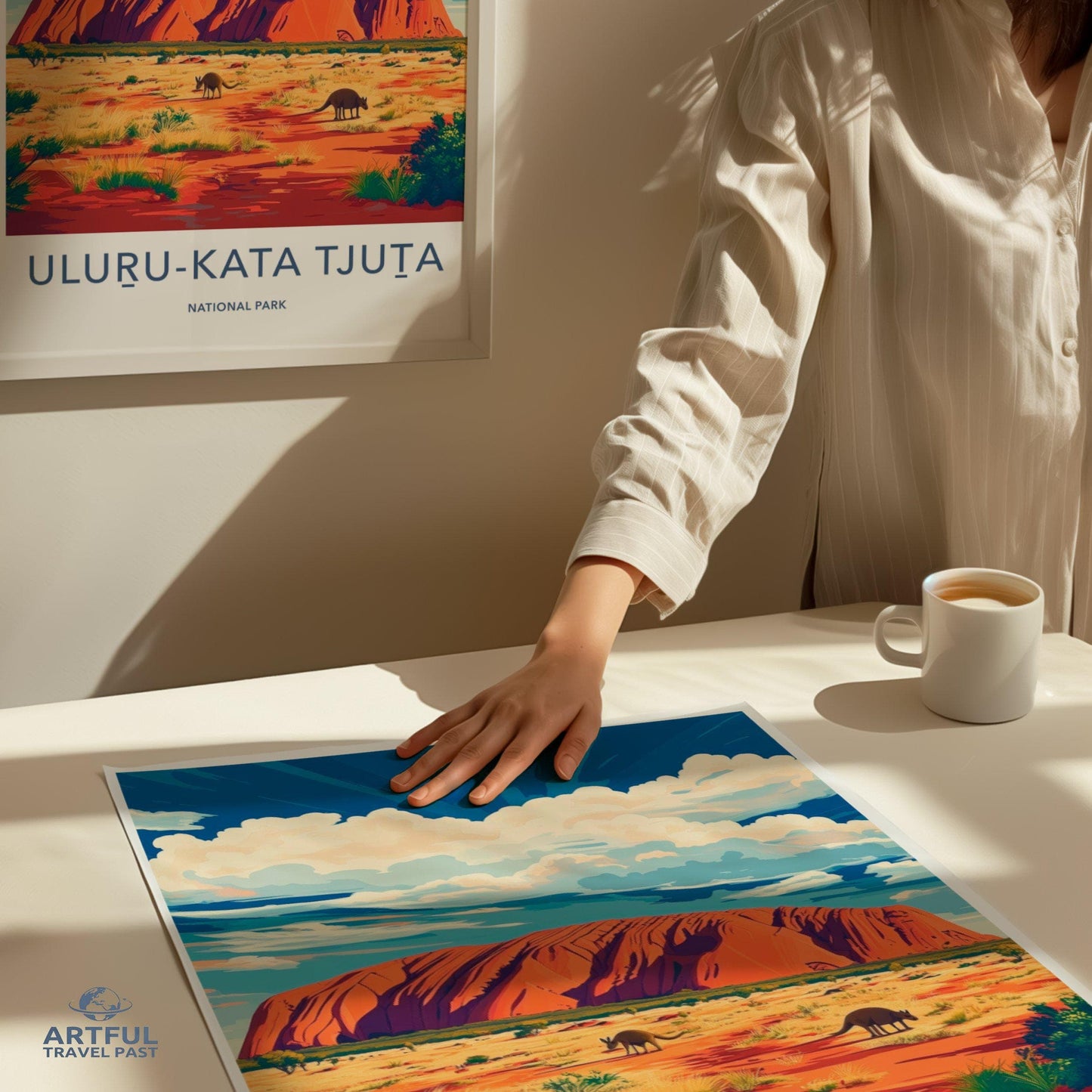 Uluru Kata Tjuta Poster - Australia Wall Art