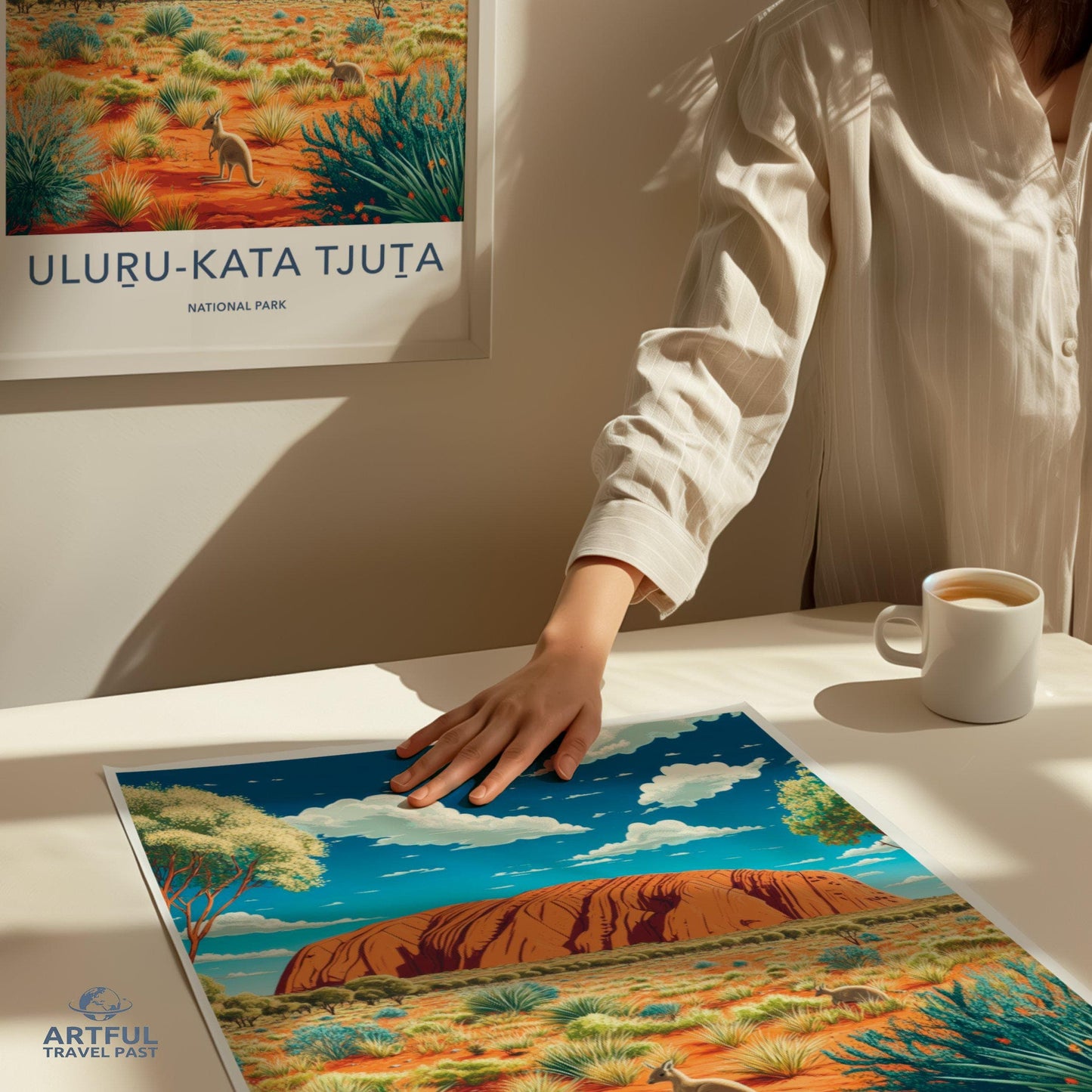 Uluru Kata Tjuta Poster - Australia Wall Art