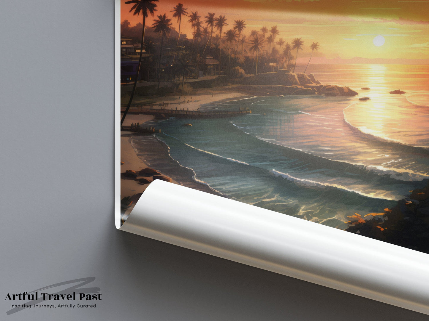 Unawatuna Poster - Sri Lanka Wall Art