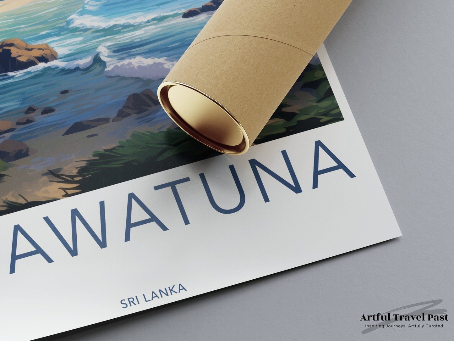 Unawatuna Poster | Sri Lanka Wall Art | Asia Decor