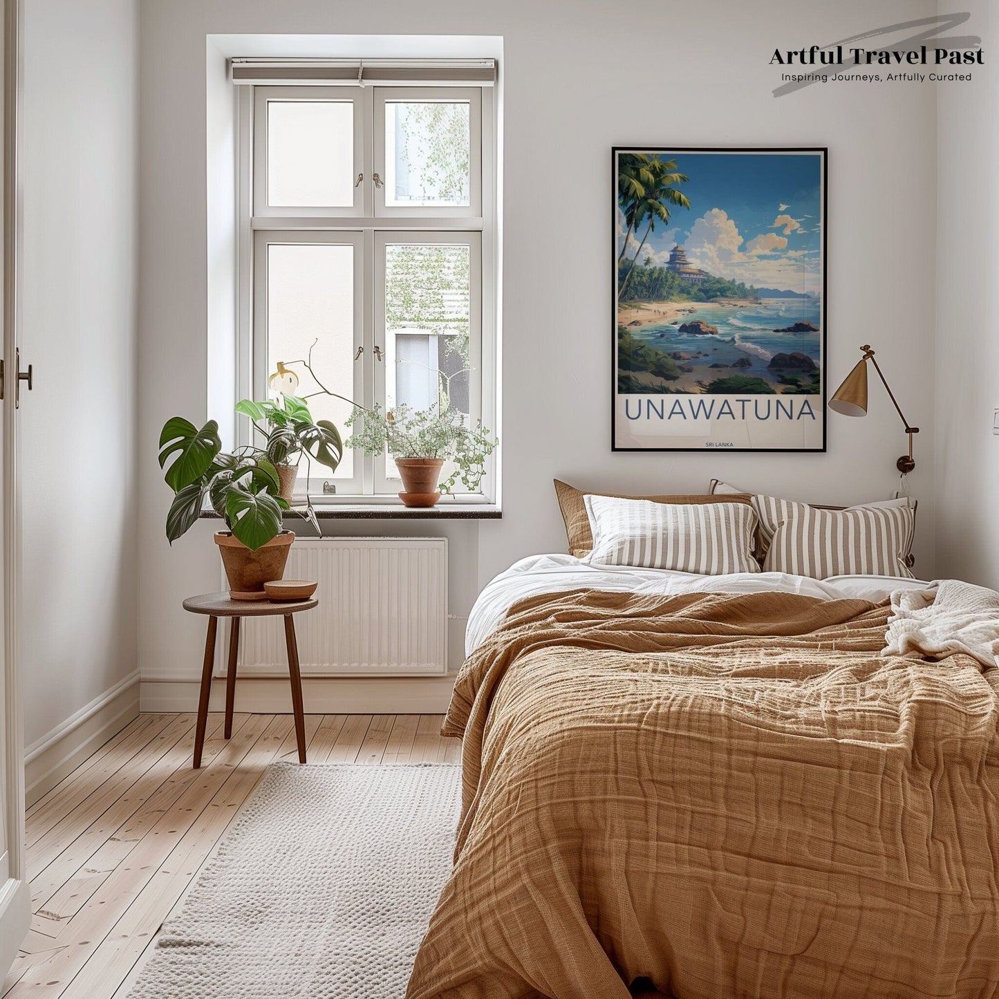 Unawatuna Poster | Sri Lanka Wall Art | Asia Decor