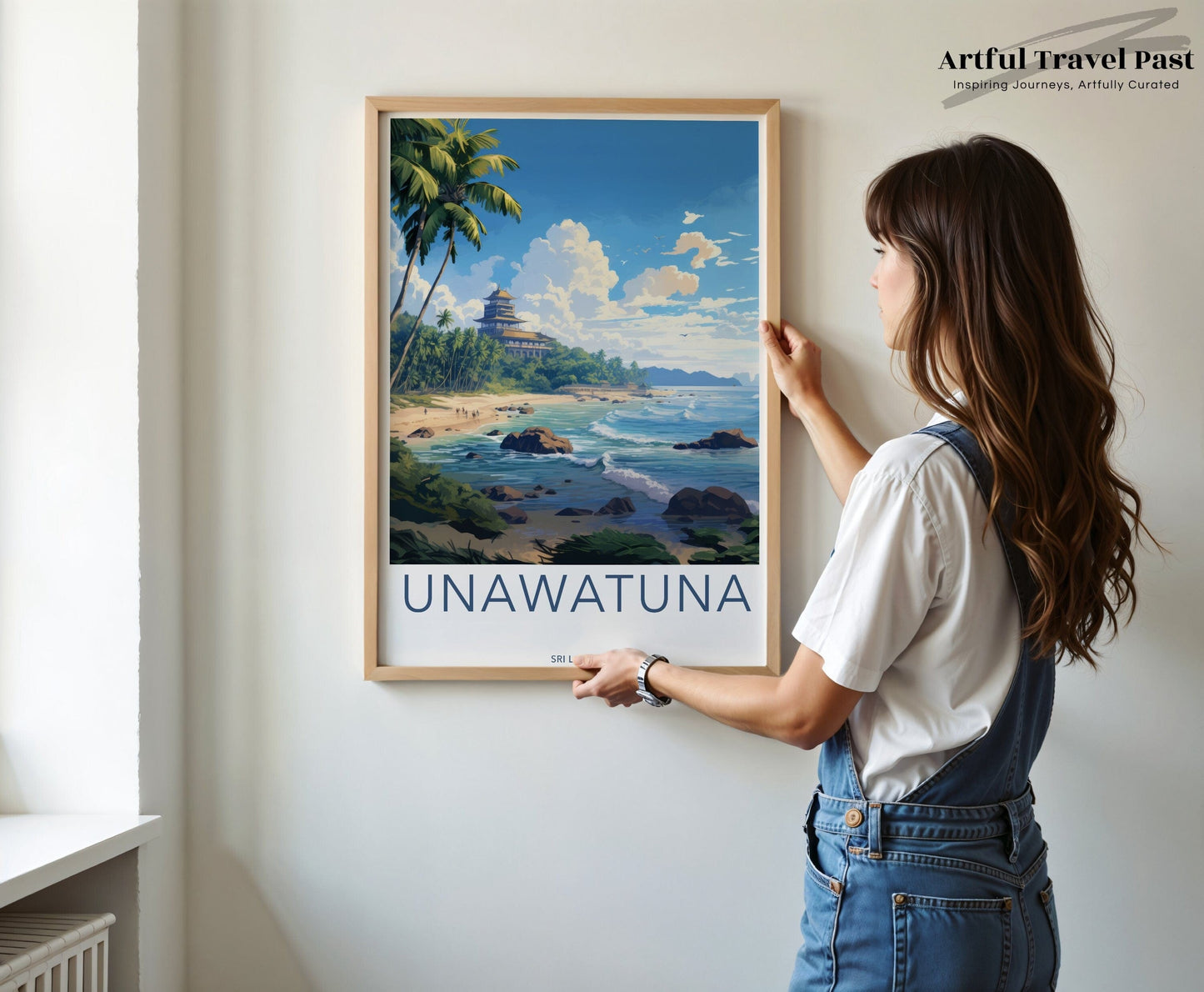 Unawatuna Poster | Sri Lanka Wall Art | Asia Decor