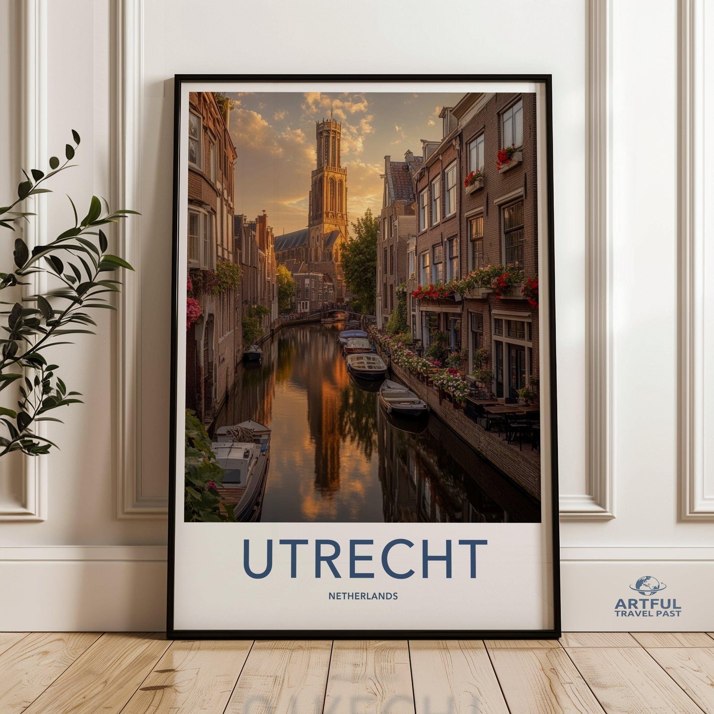 Utrecht Poster | Netherlands Wall Art | Europe Decor
