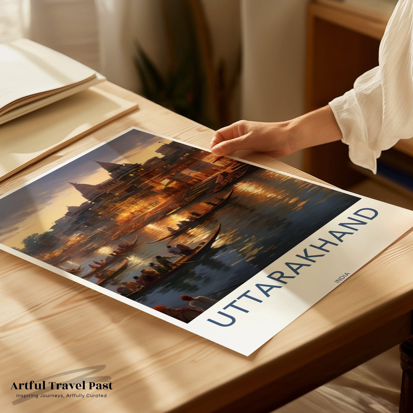 Uttarakhand Poster | India Wall Art | South Asia Decor
