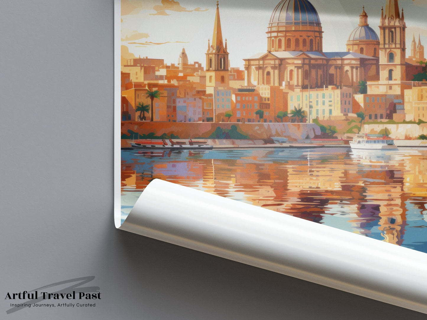 Valletta Poster - Malta Wall Art