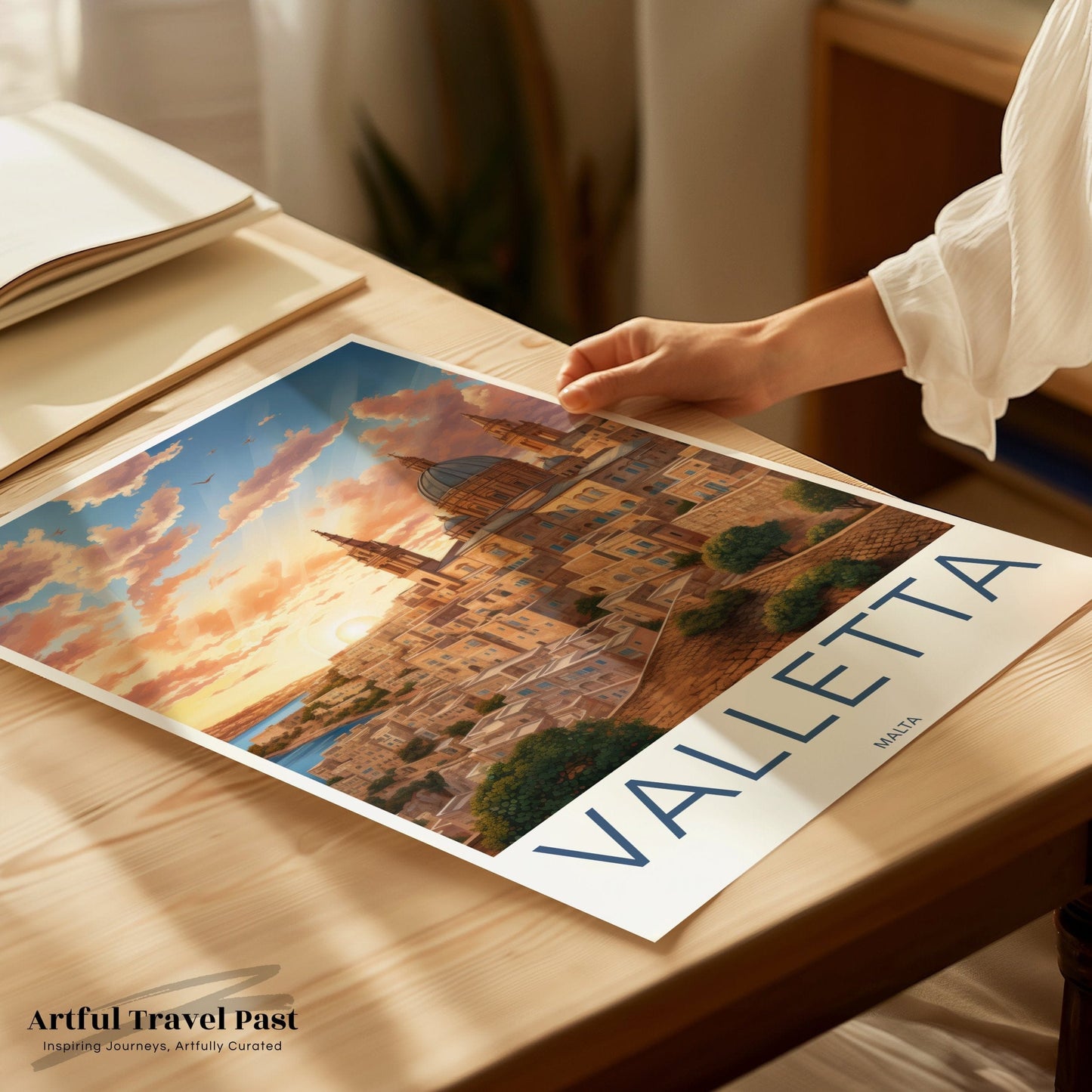 Valletta Poster - Malta Wall Art
