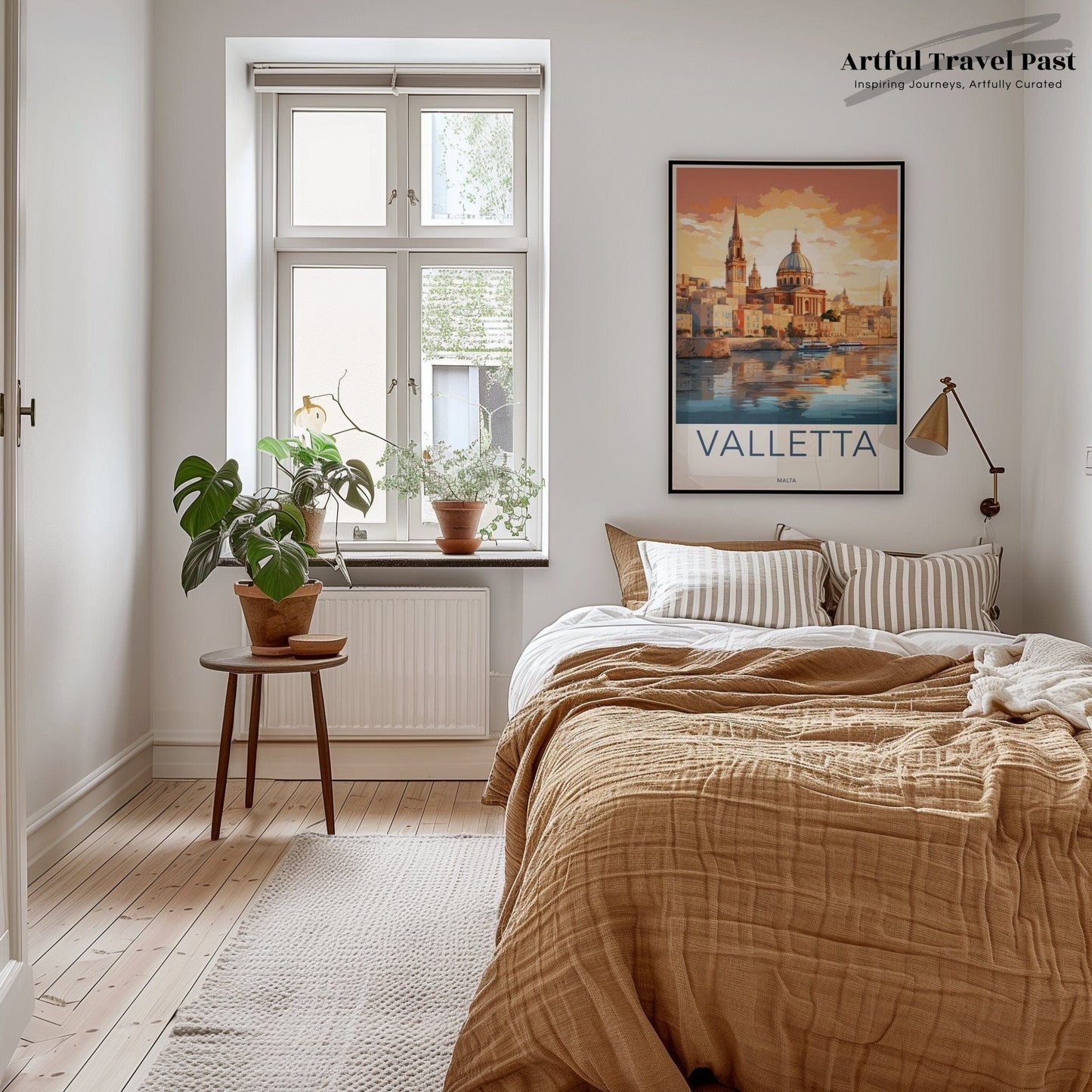 Valletta Poster | Malta Wall Art | Europe Decor