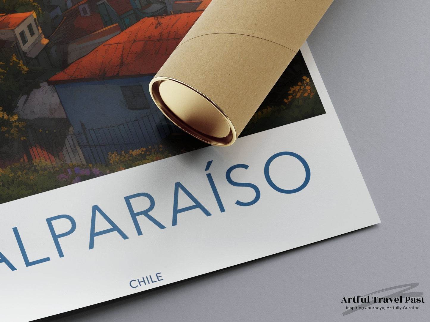 Valparaíso Poster | Chile Wall Art | South America Decor