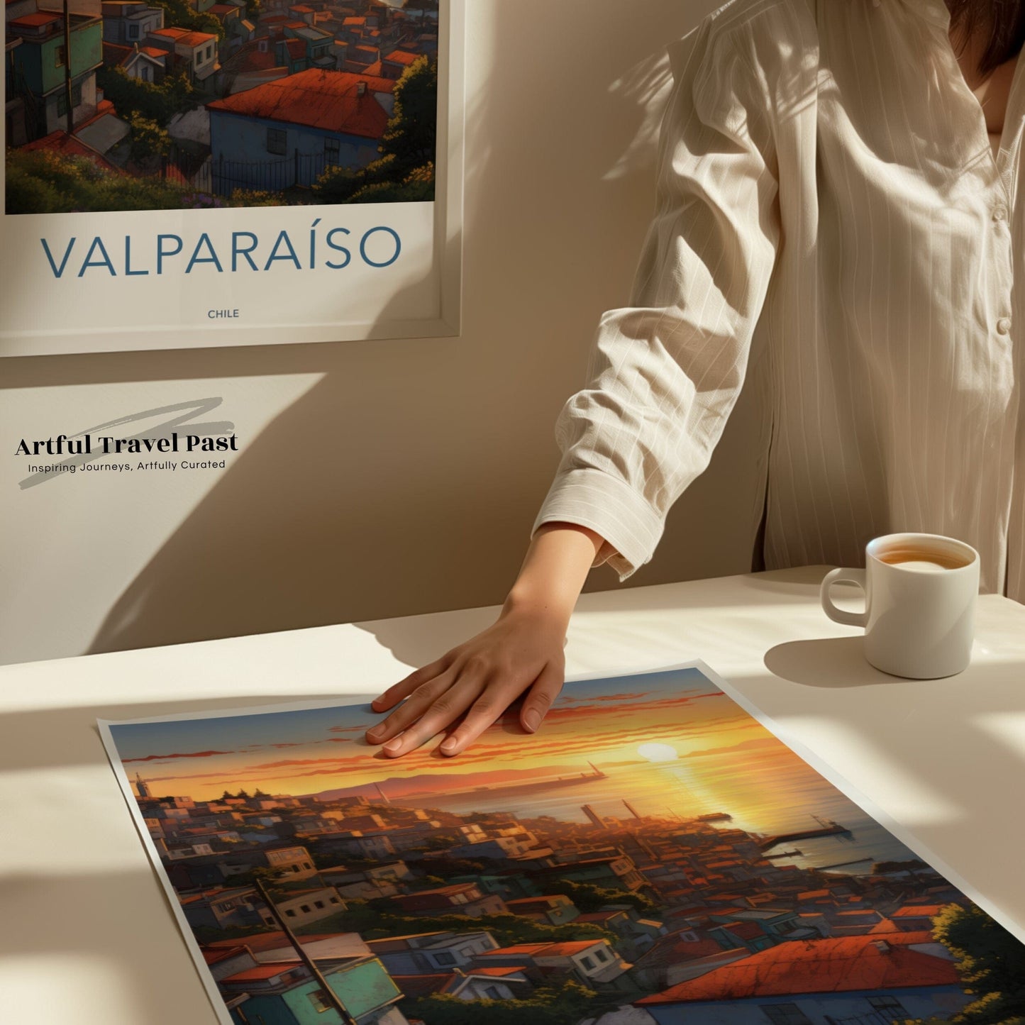 Valparaíso Poster | Chile Wall Art | South America Decor