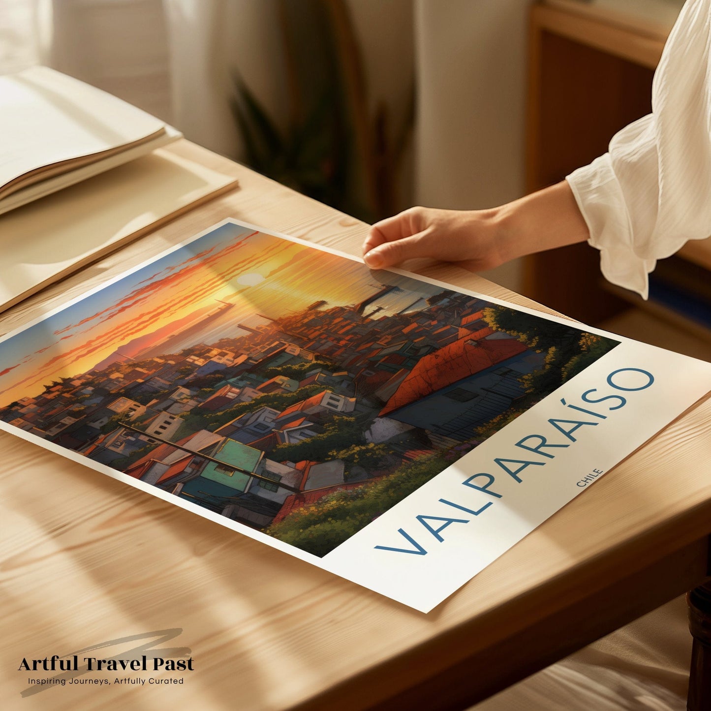Valparaíso Poster | Chile Wall Art | South America Decor