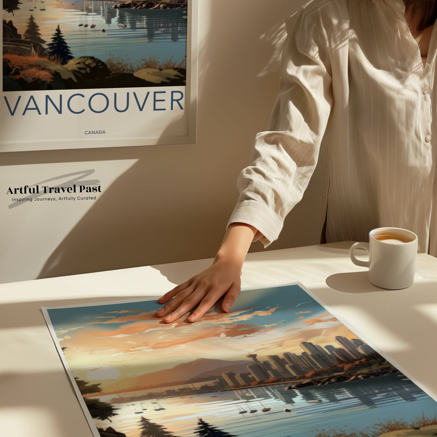 Vancouver Poster | British Columbia Wall Art | Canada Decor