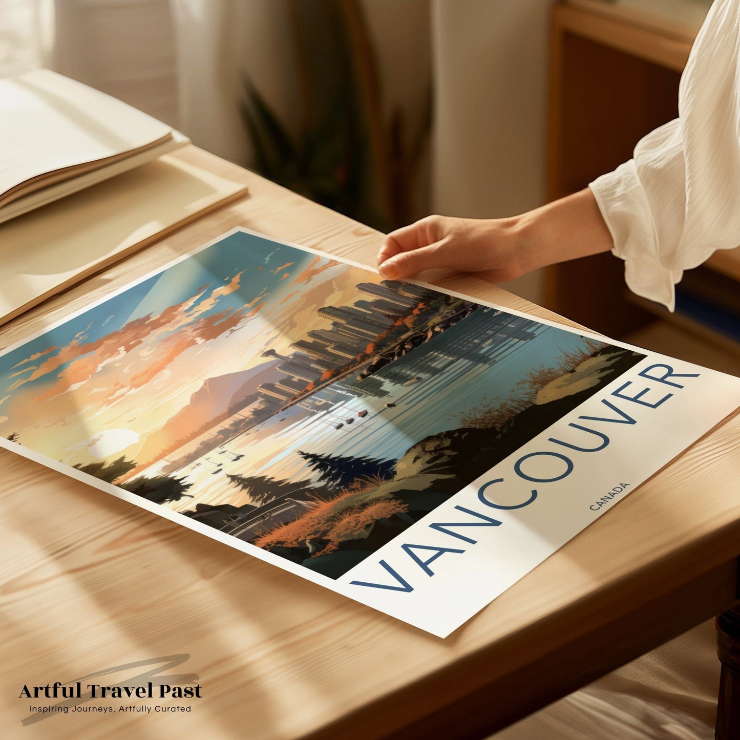 Vancouver Poster | British Columbia Wall Art | Canada Decor