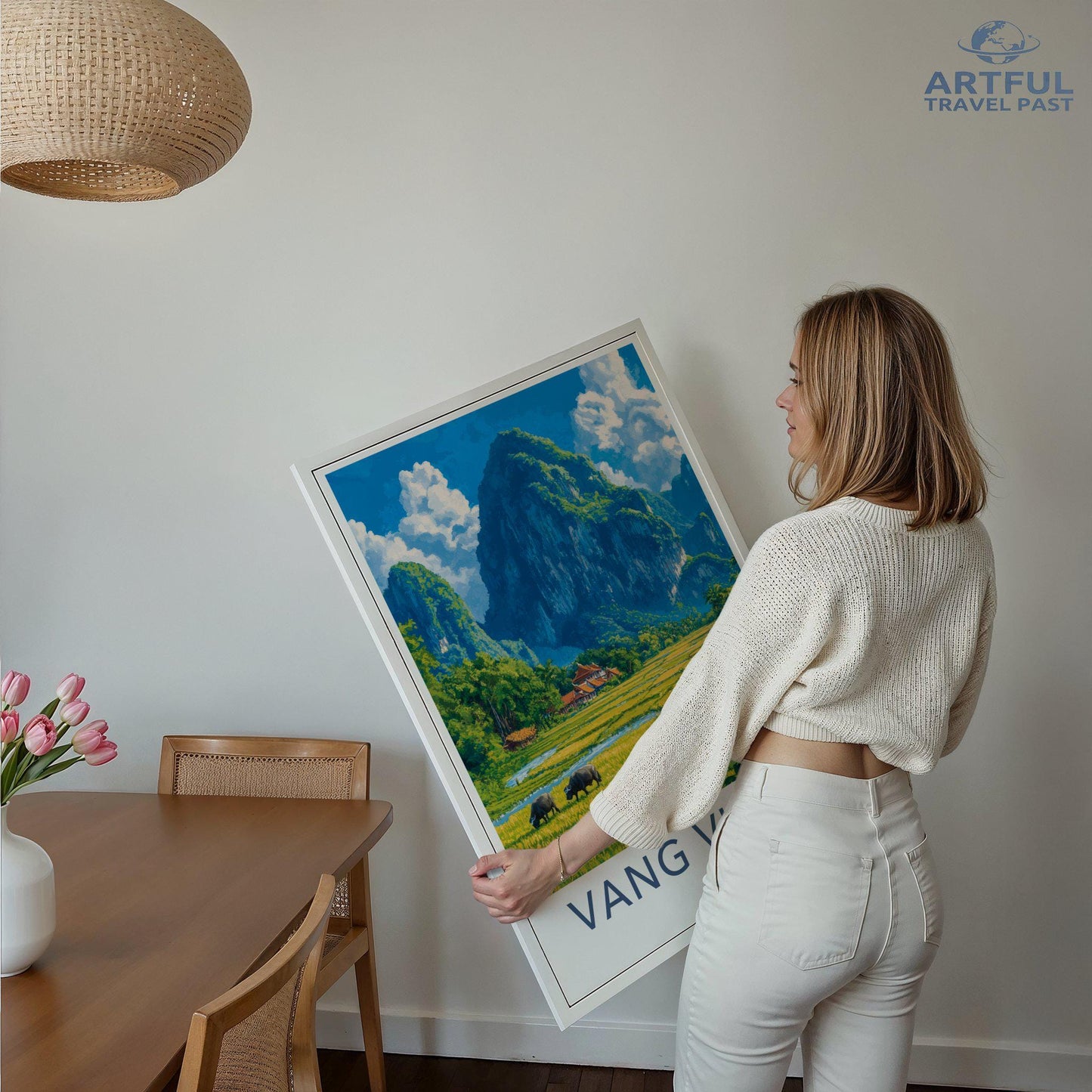 Vang Vieng Poster - Laos Wall Art
