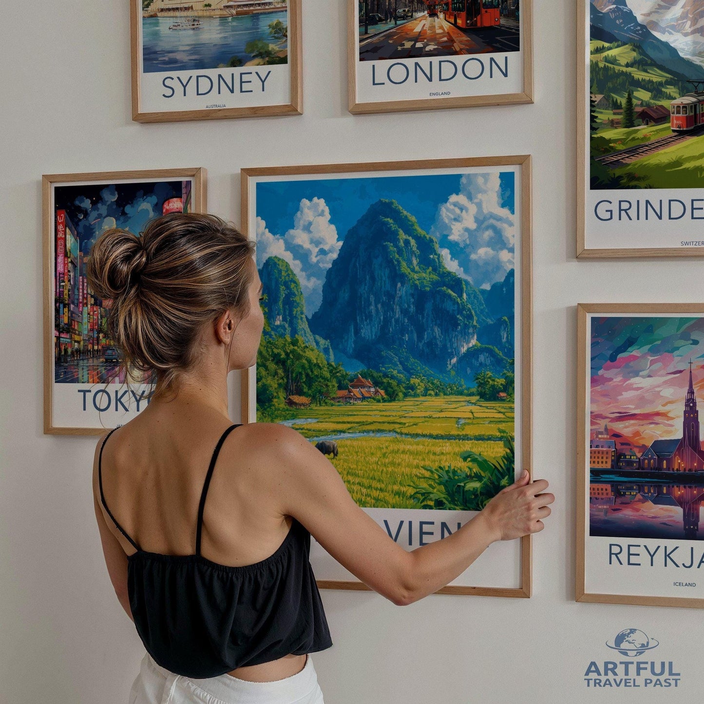 Vang Vieng Poster - Laos Wall Art
