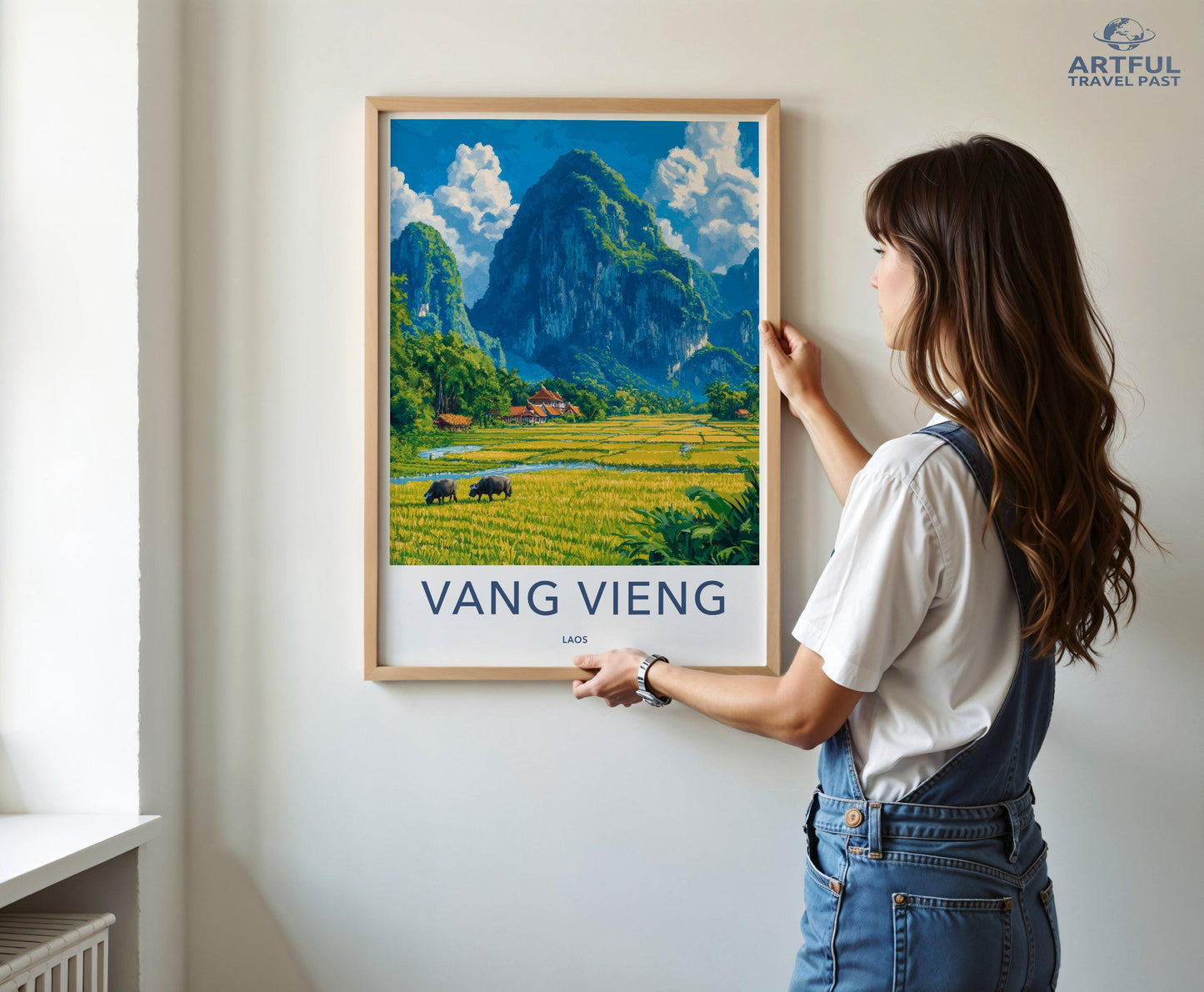 Vang Vieng Poster - Laos Wall Art