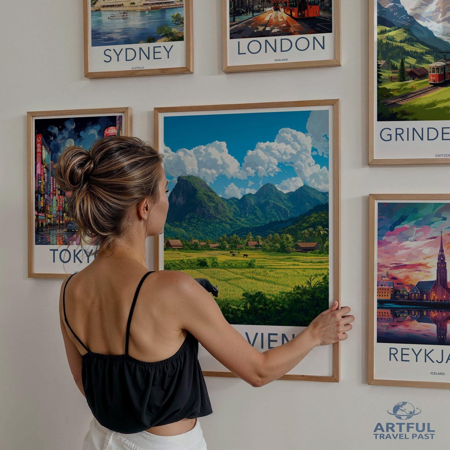Vang Vieng Poster - Laos Wall Art