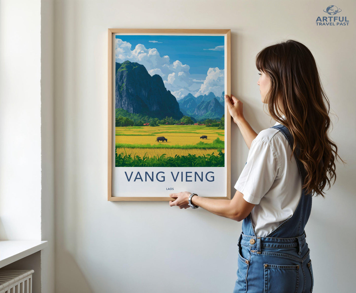 Vang Vieng Poster - Laos Wall Art