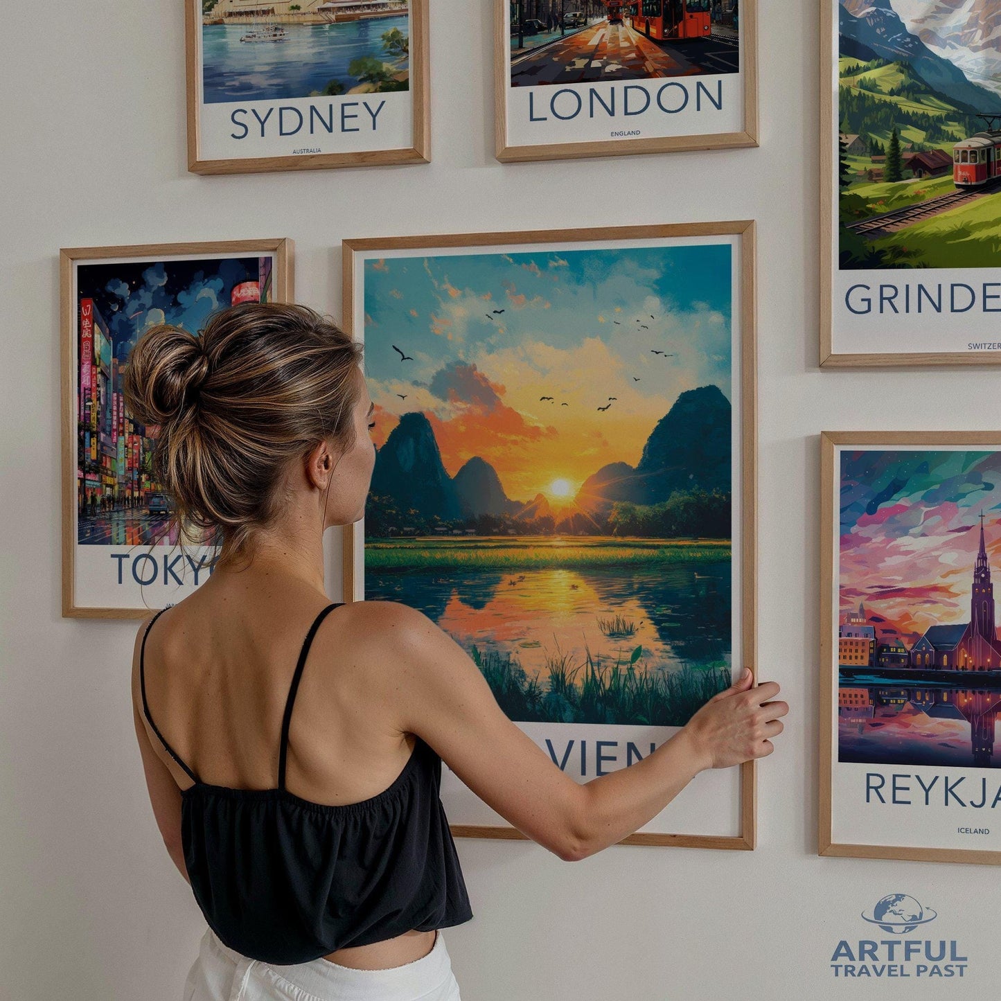 Vang Vieng Poster - Laos Wall Art