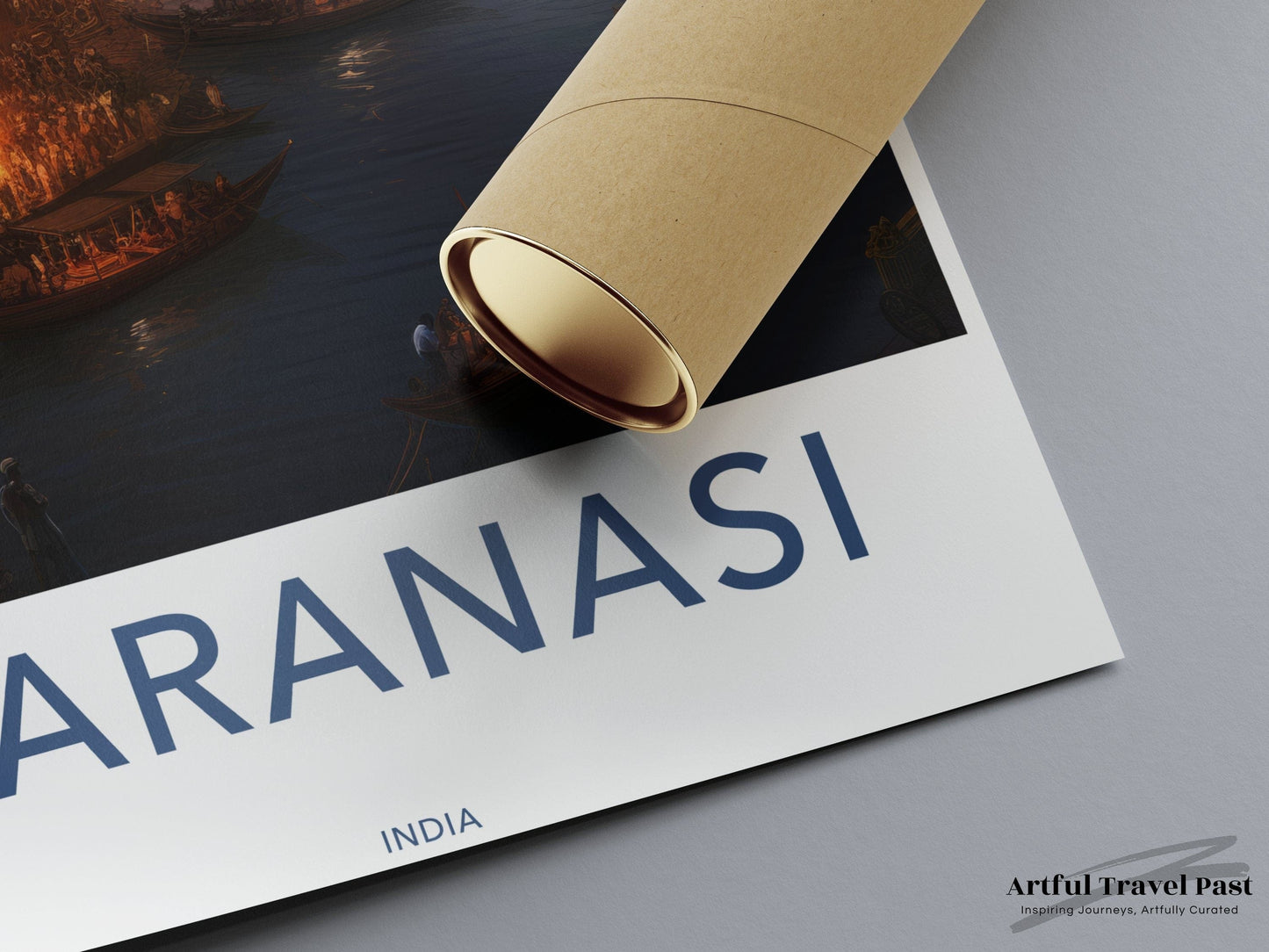 Varanasi Poster | Uttar Pradesh Wall Art | India Decor