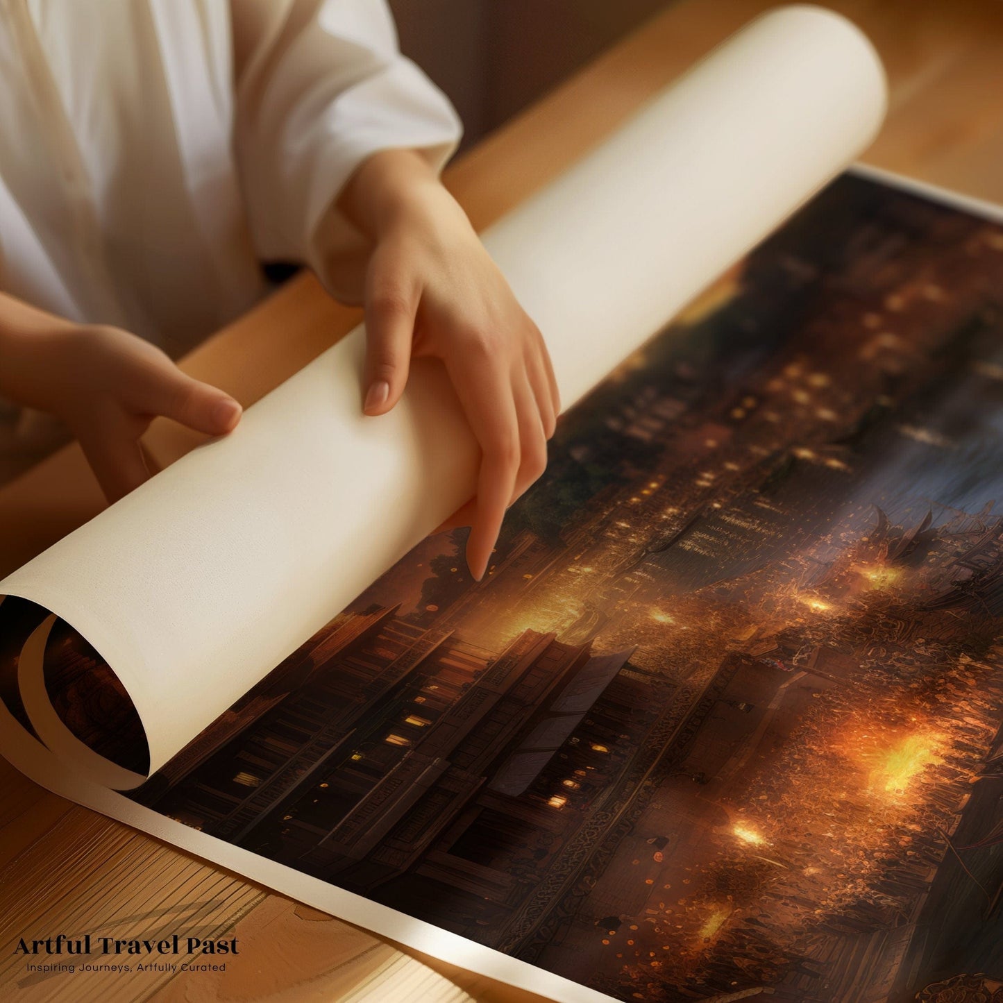 Varanasi Poster | Uttar Pradesh Wall Art | India Decor