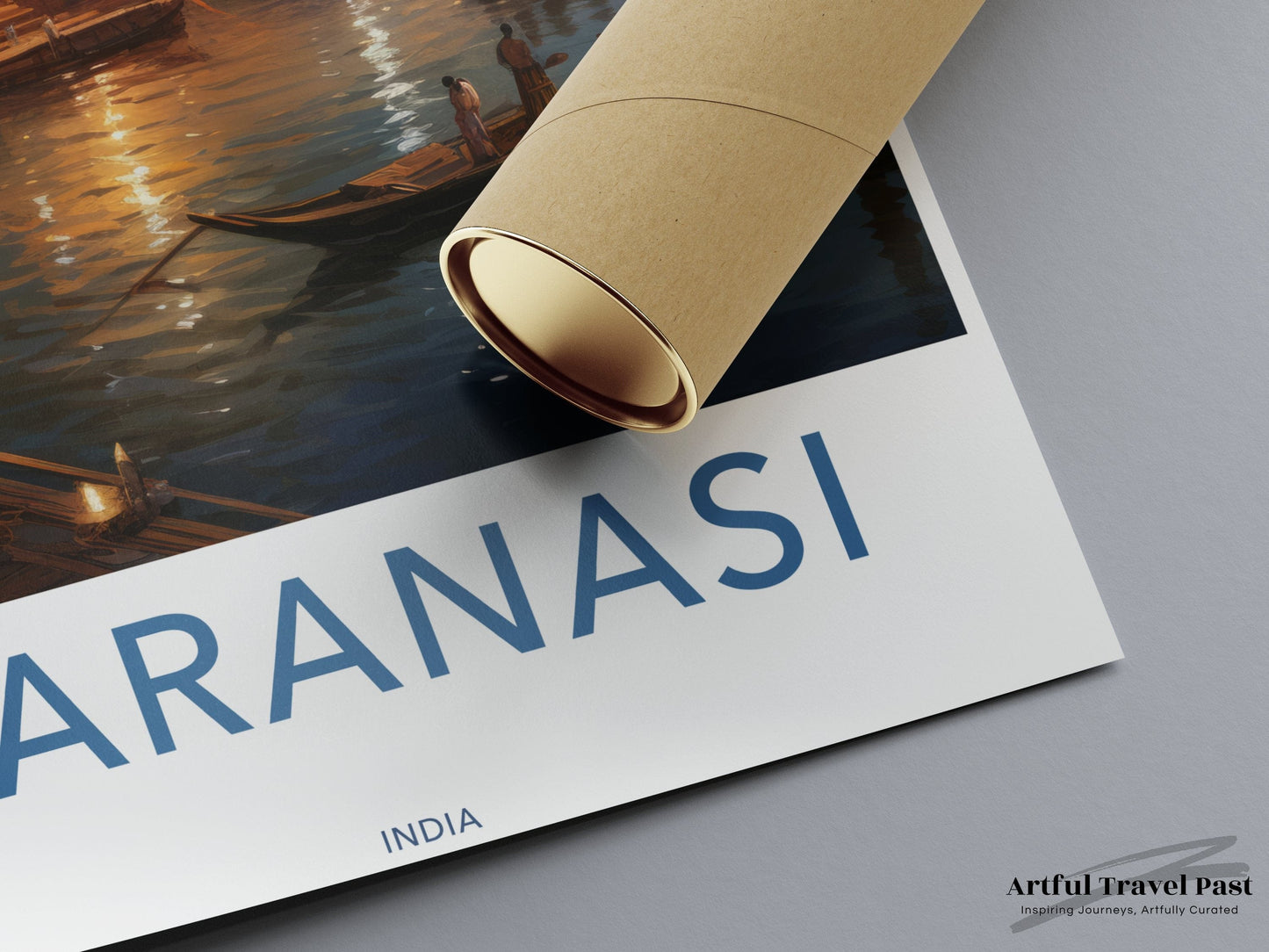 Varanasi Poster | Uttar Pradesh Wall Art | India Decor