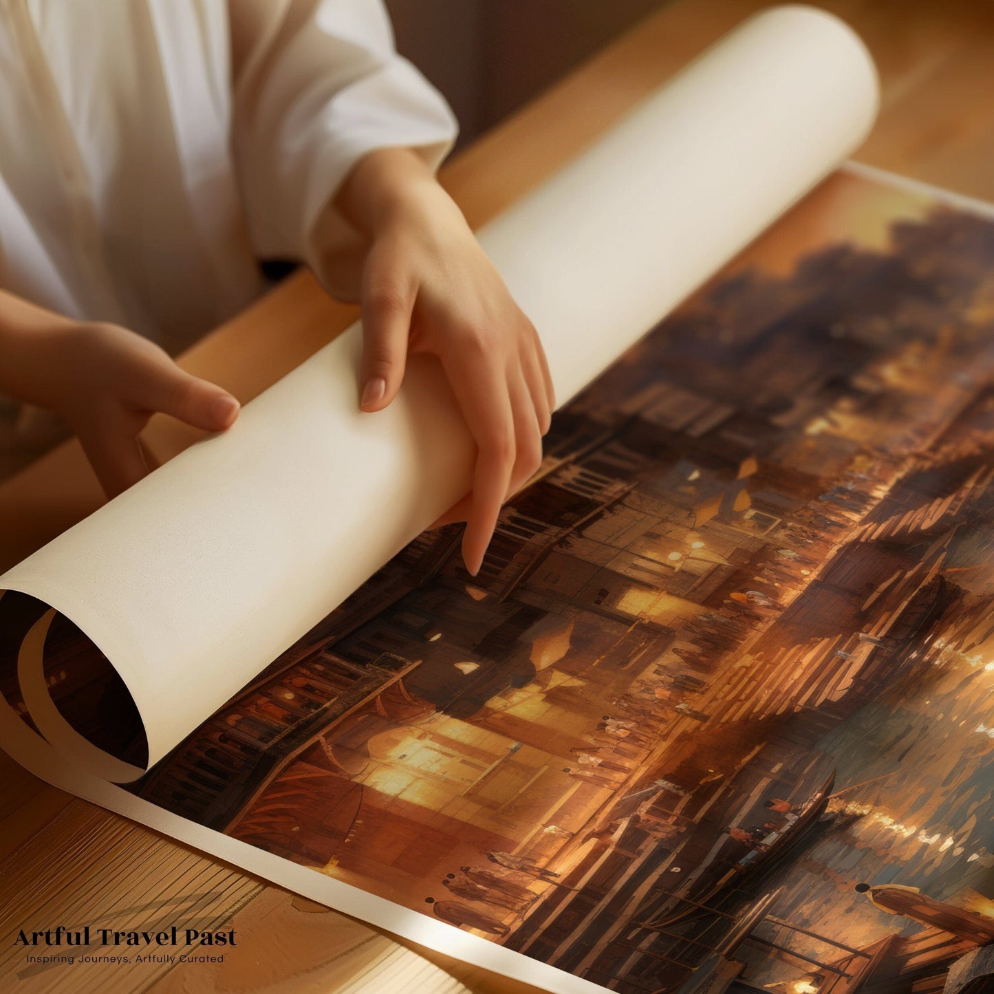 Varanasi Poster | Uttar Pradesh Wall Art | India Decor