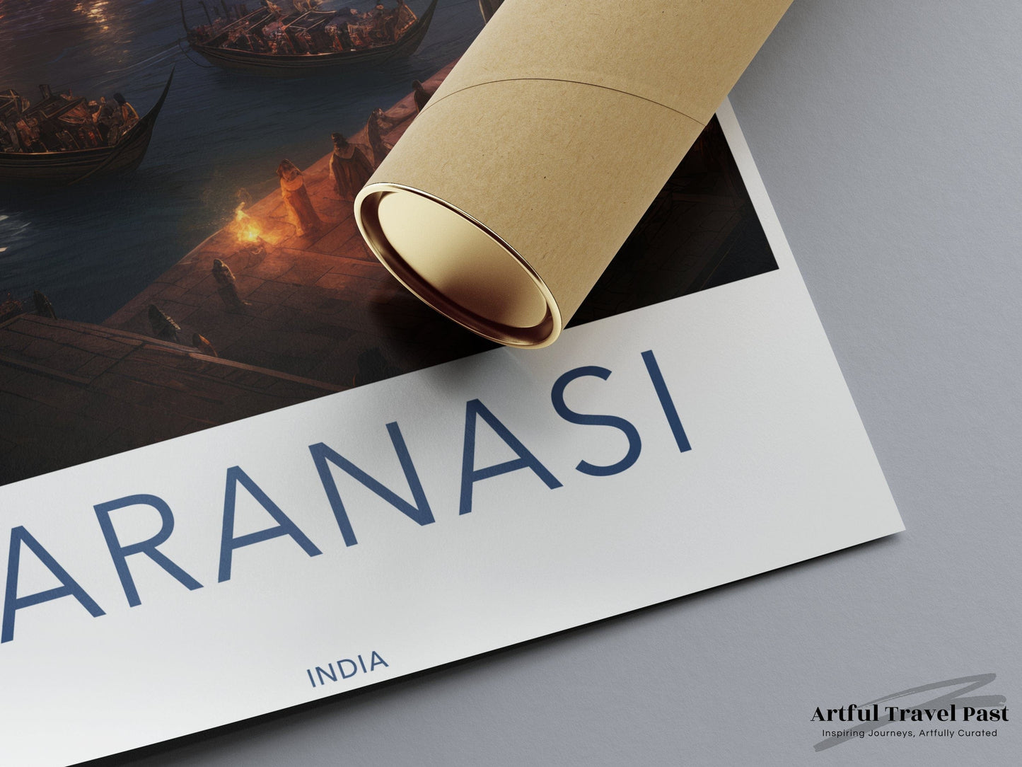 Varanasi Poster | Uttar Pradesh Wall Art | India Decor