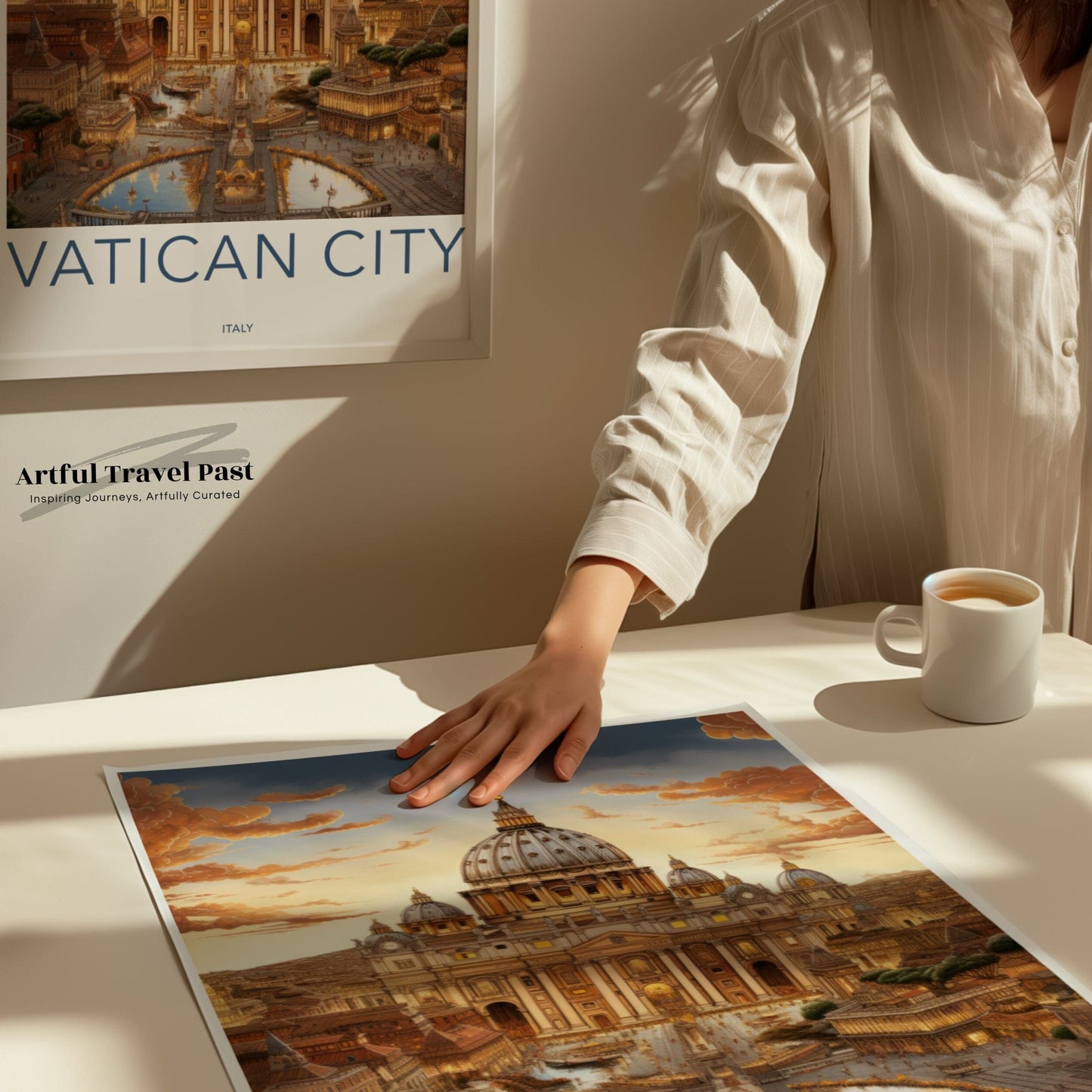 Vatican City Poster | Italy Wall Art | Europe Decor