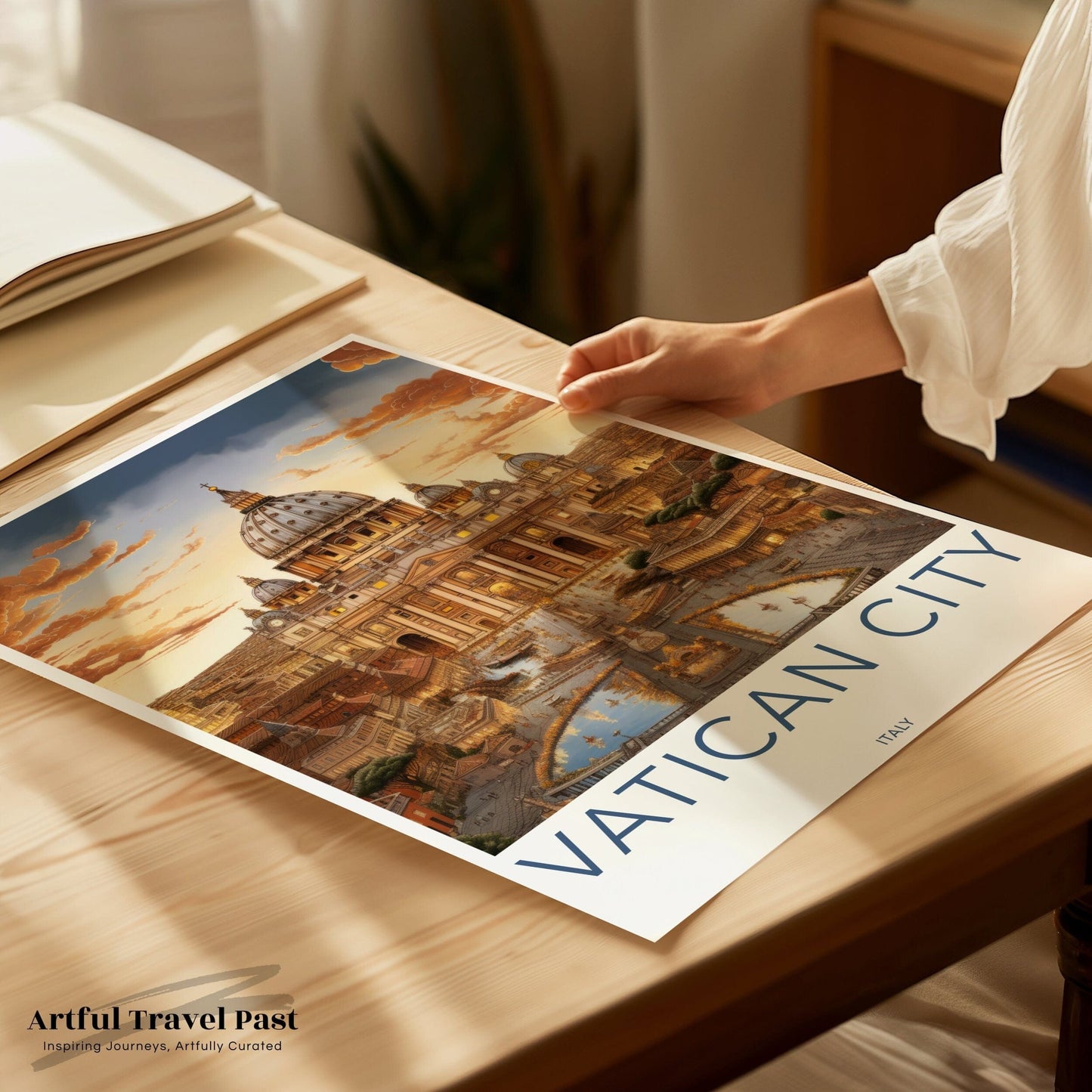 Vatican City Poster | Italy Wall Art | Europe Decor