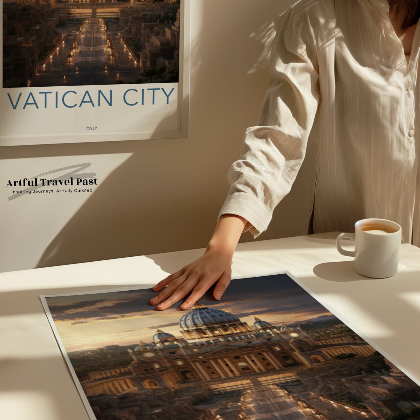 Vatican City Poster | Italy Wall Art | Italian Decor
