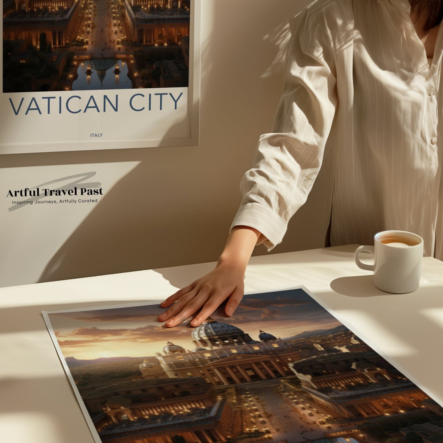 Vatican City Poster | St. Peter’s Basilica | Italy Wall Art