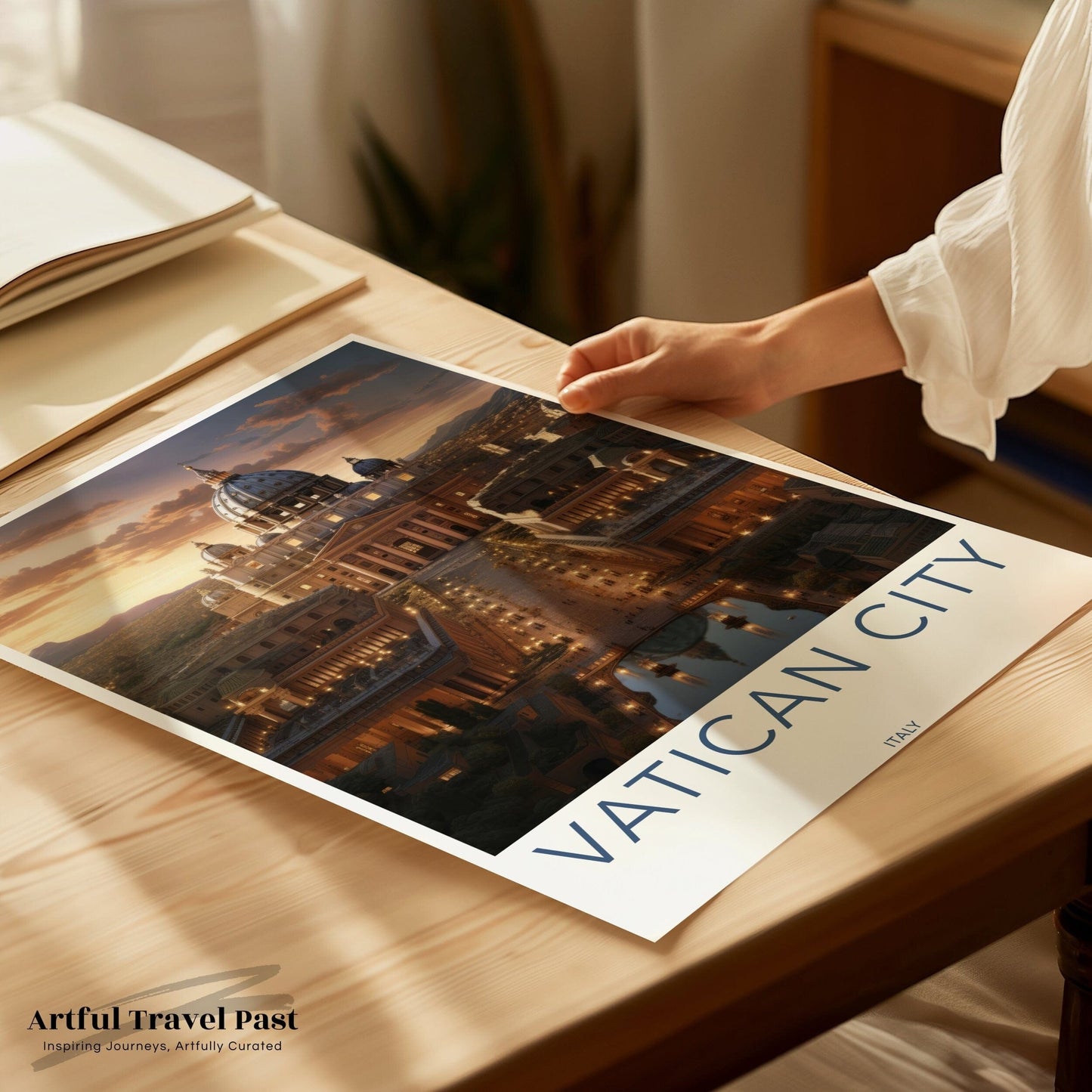 Vatican City Poster | St. Peter’s Basilica | Italy Wall Art
