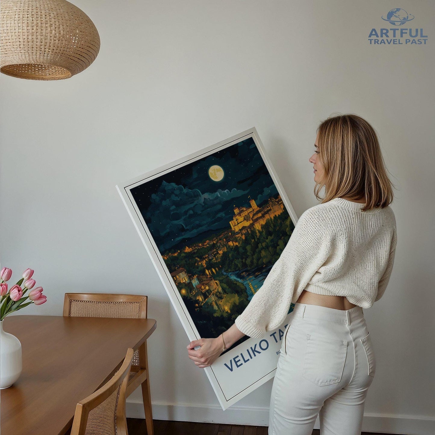 Veliko Tarnovo Poster | Bulgaria Wall Art | Europe Decor