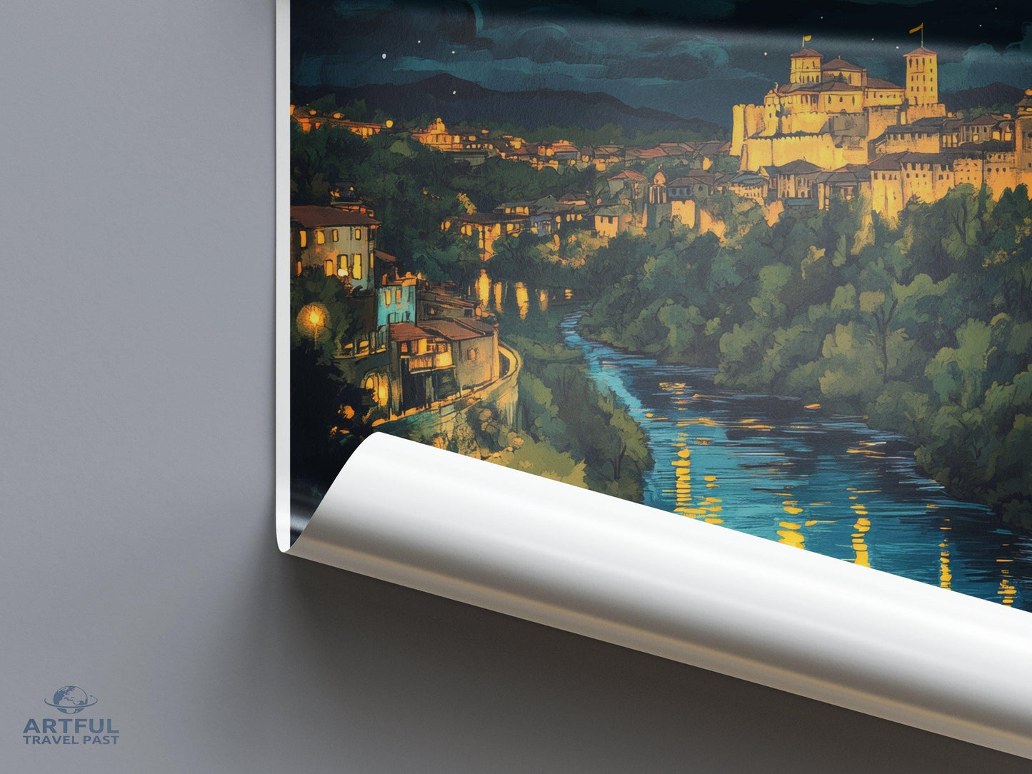 Veliko Tarnovo Poster | Bulgaria Wall Art | Europe Decor