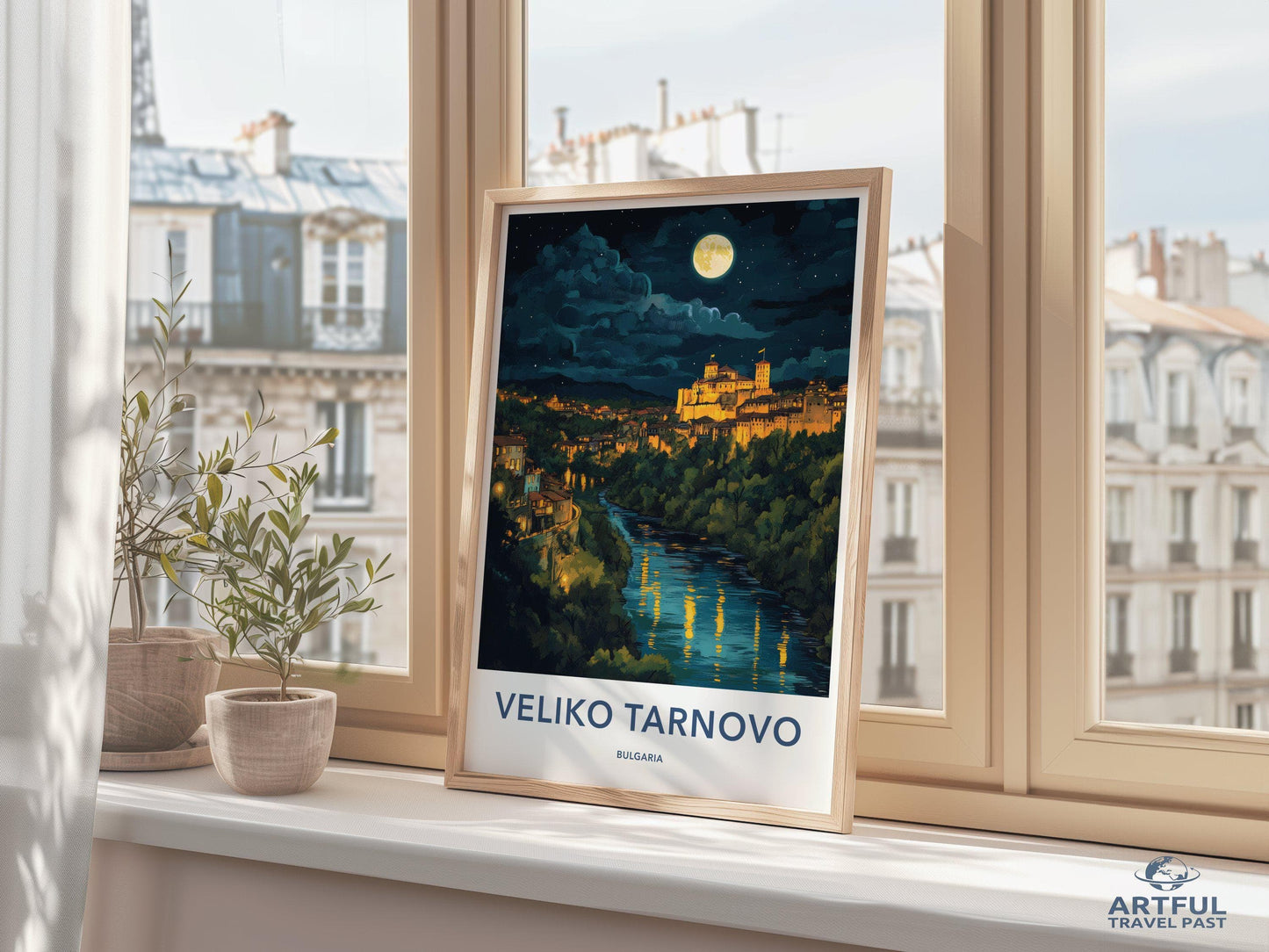 Veliko Tarnovo Poster | Bulgaria Wall Art | Europe Decor
