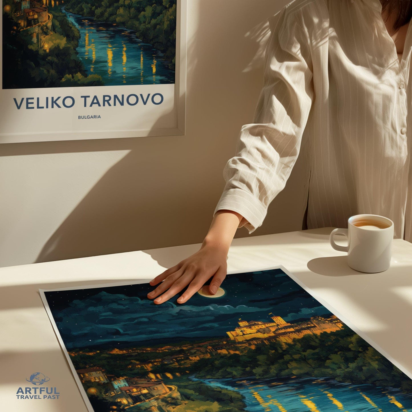 Veliko Tarnovo Poster | Bulgaria Wall Art | Europe Decor