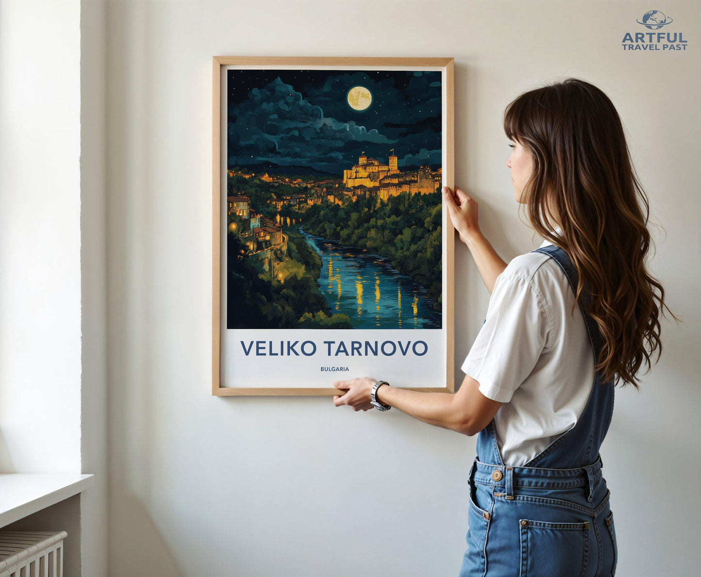 Veliko Tarnovo Poster | Bulgaria Wall Art | Europe Decor