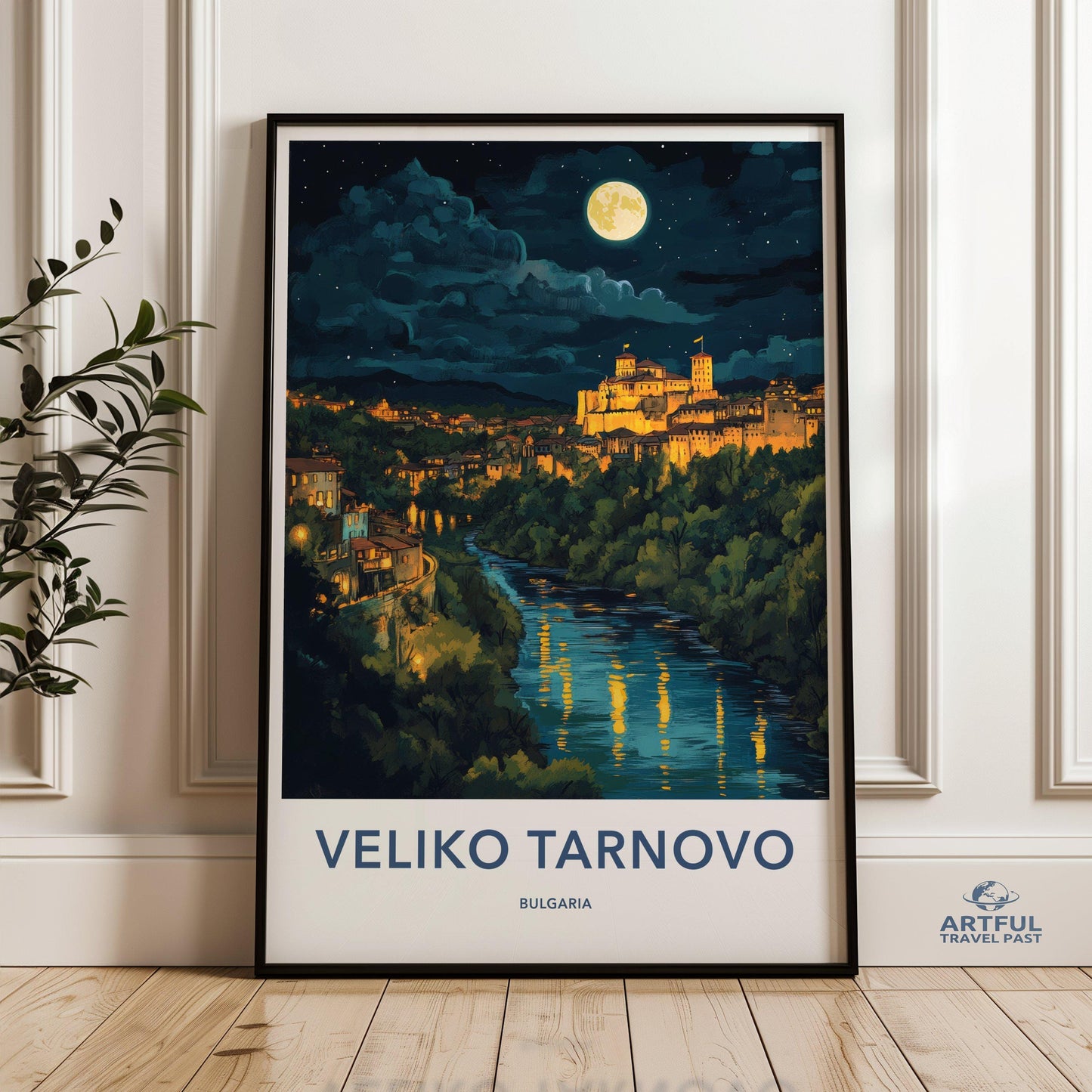 Veliko Tarnovo Poster | Bulgaria Wall Art | Europe Decor