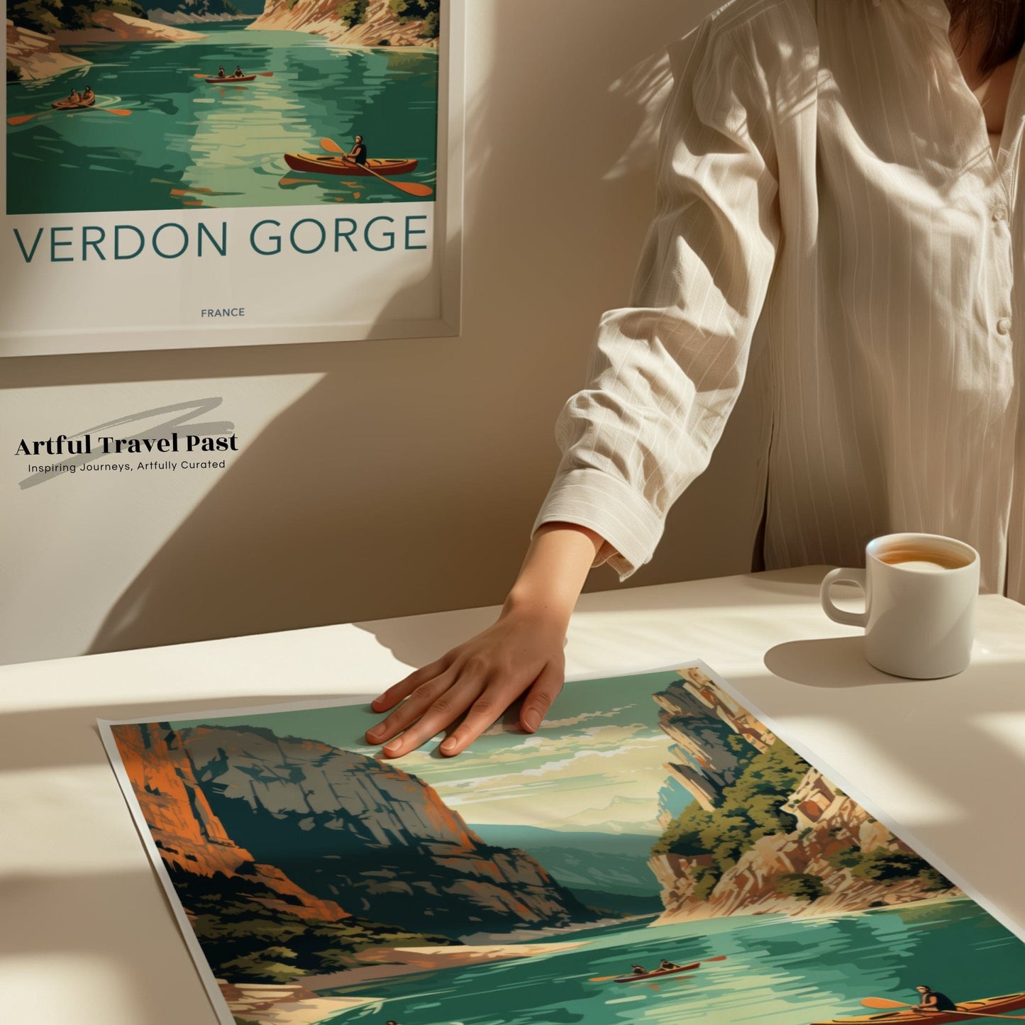 Verdon Gorge Poster | France Wall Art | Europe Decor