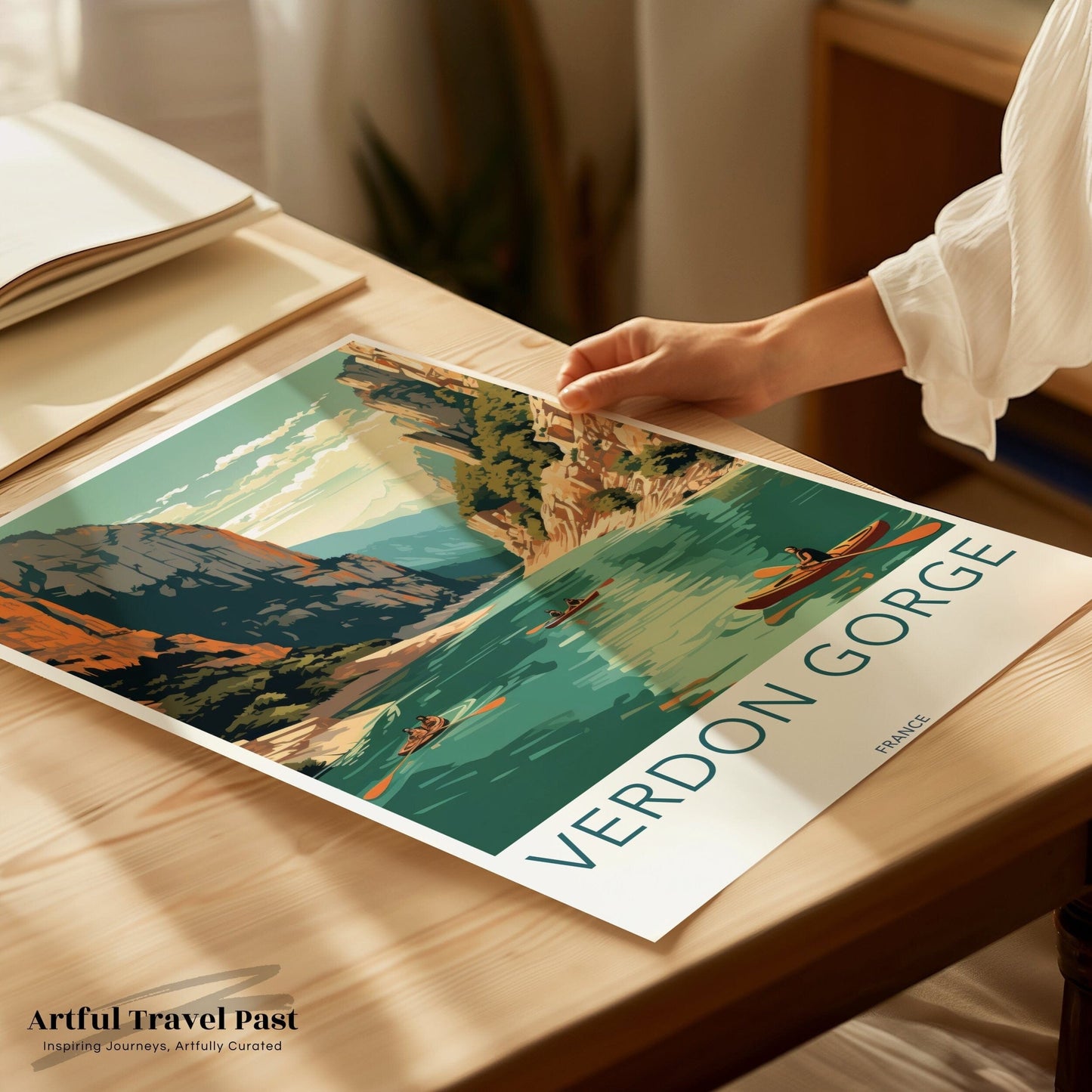 Verdon Gorge Poster | France Wall Art | Europe Decor